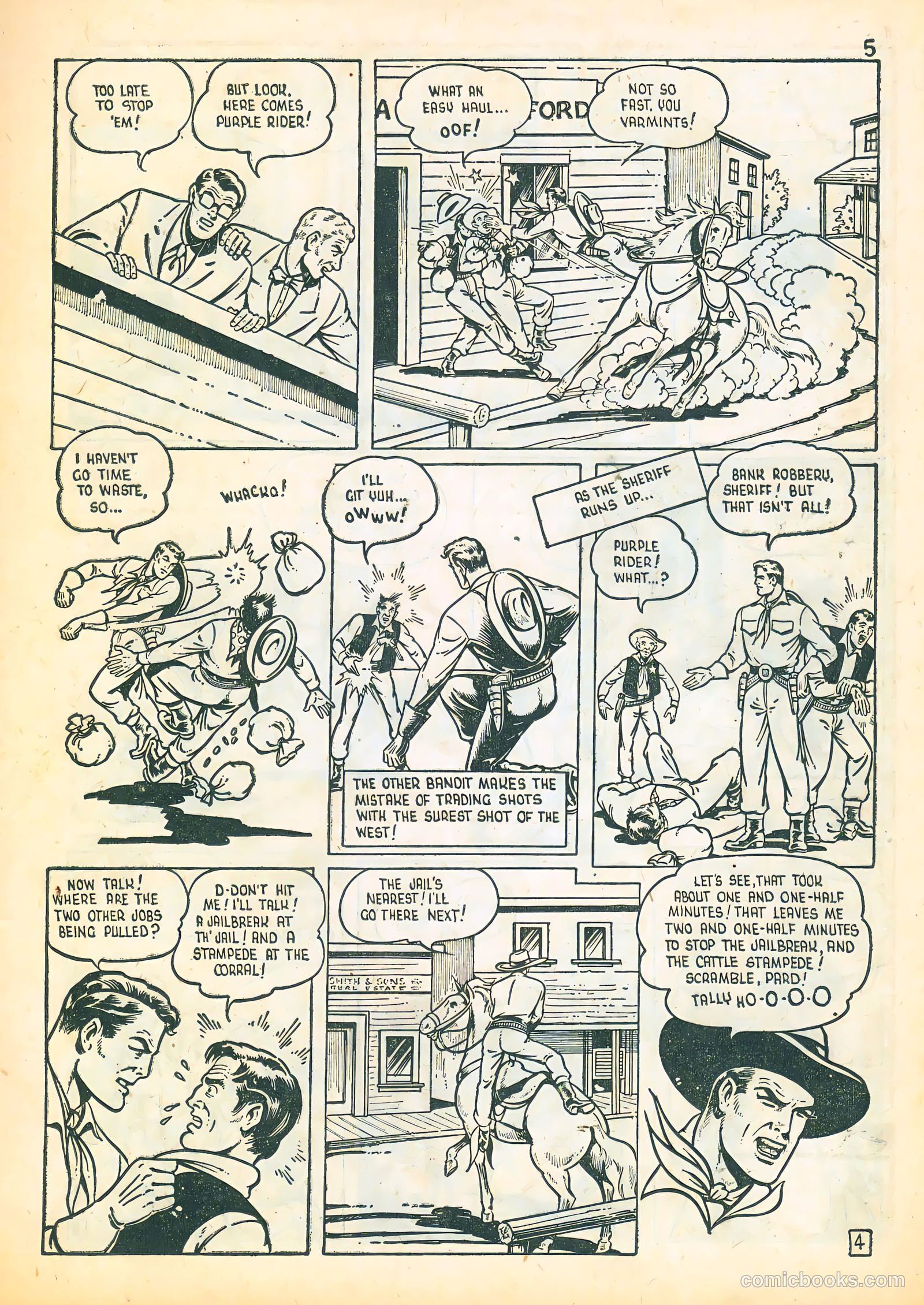 Three Aces Comics v4 #3 (1945) — page 5