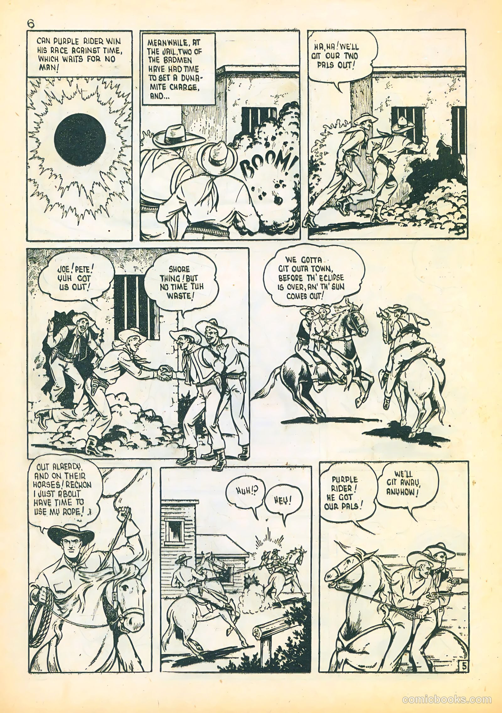 Three Aces Comics v4 #3 (1945) — page 6