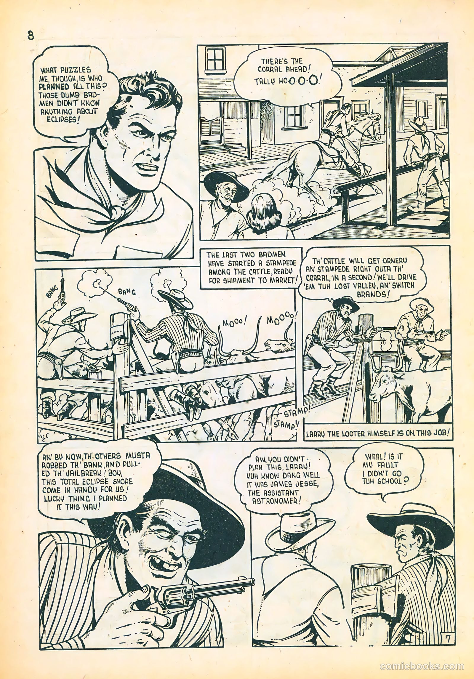 Three Aces Comics v4 #3 (1945) — page 8