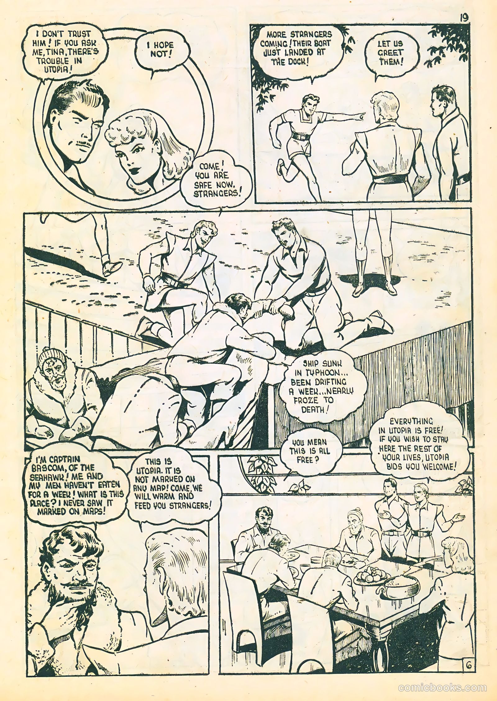 Three Aces Comics v4 #3 (1945) — page 19