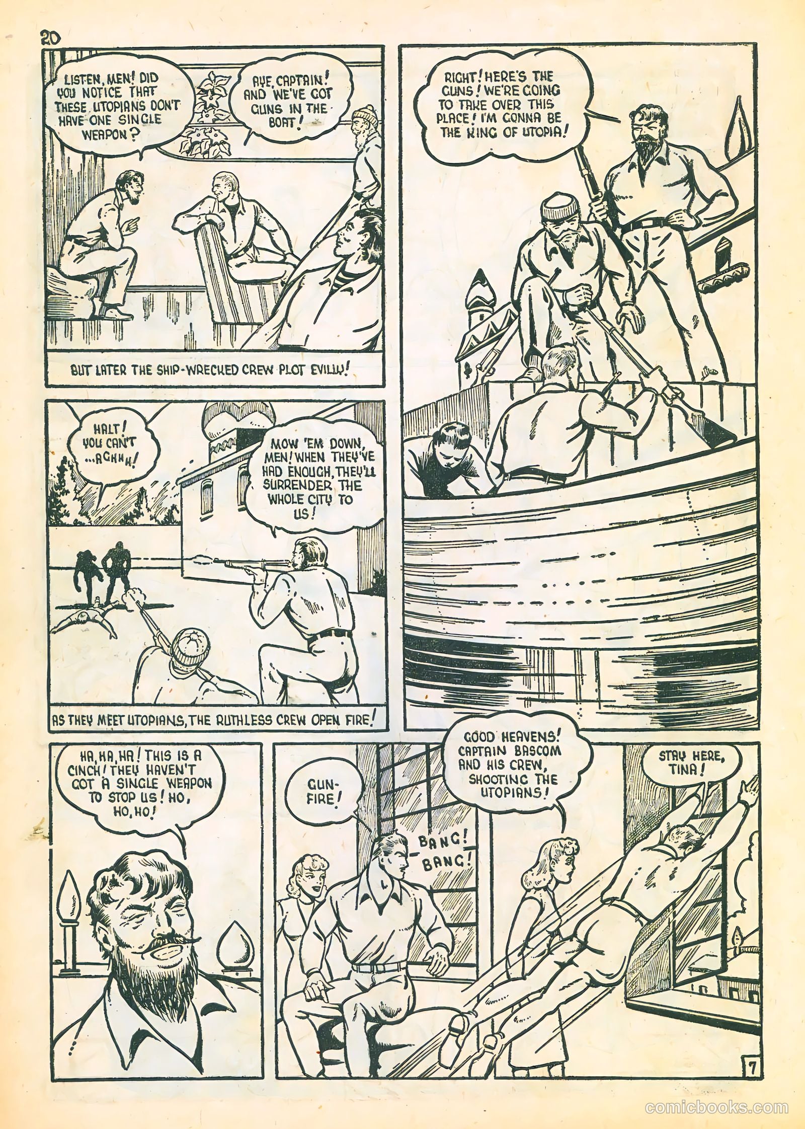 Three Aces Comics v4 #3 (1945) — page 20