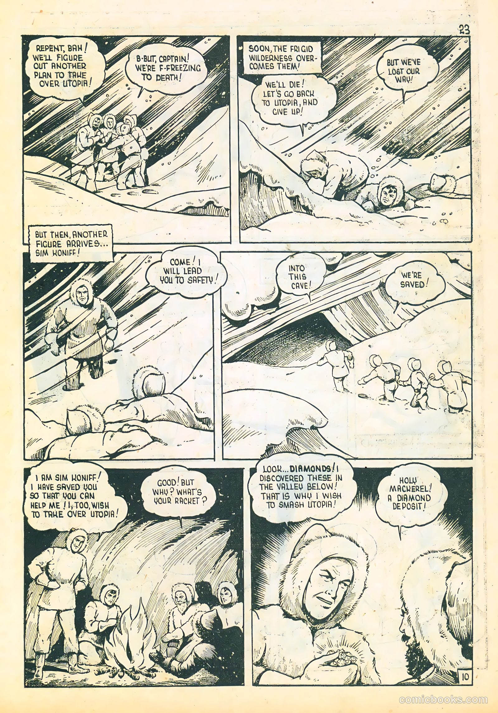 Three Aces Comics v4 #3 (1945) — page 23