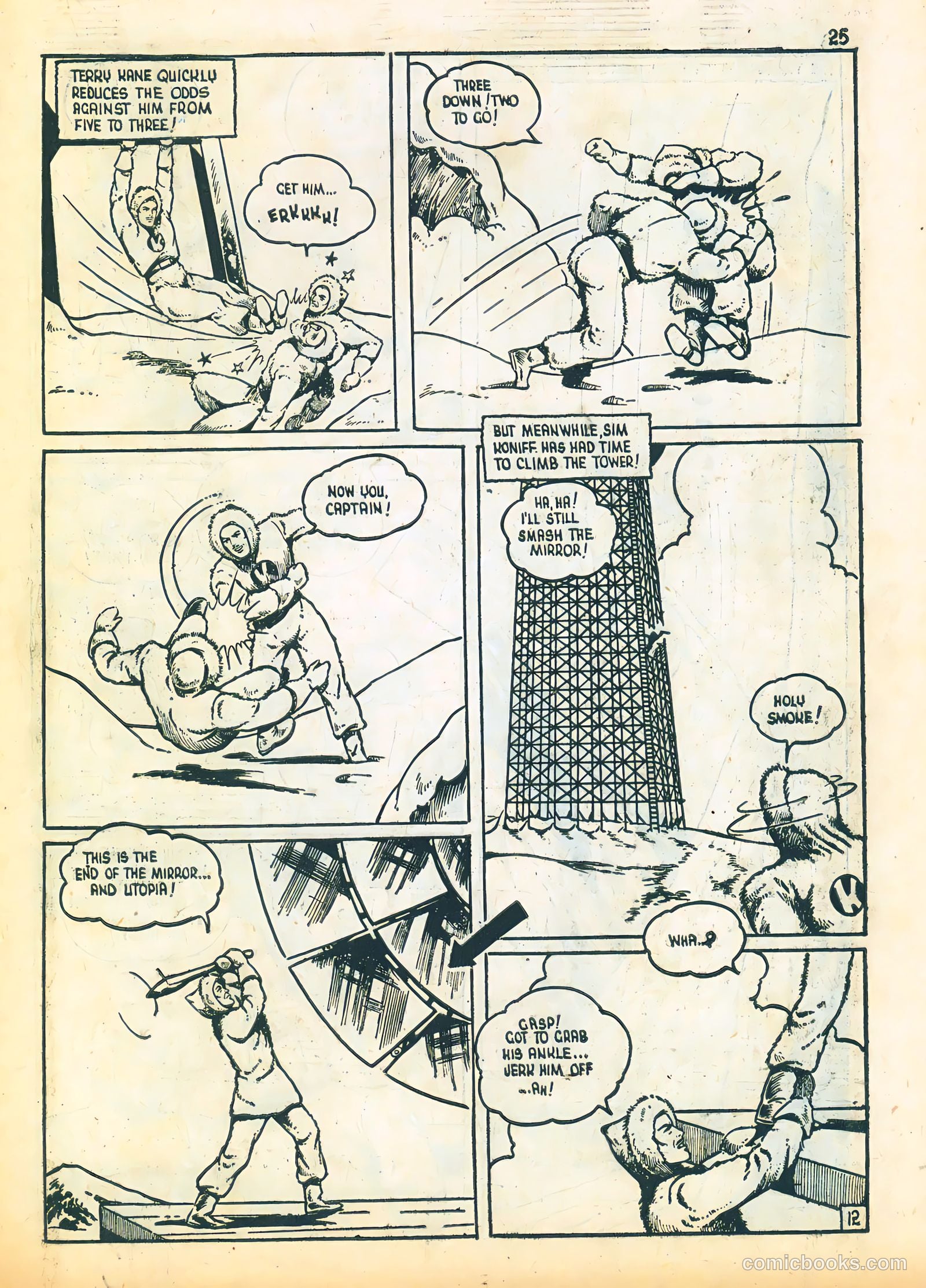Three Aces Comics v4 #3 (1945) — page 25