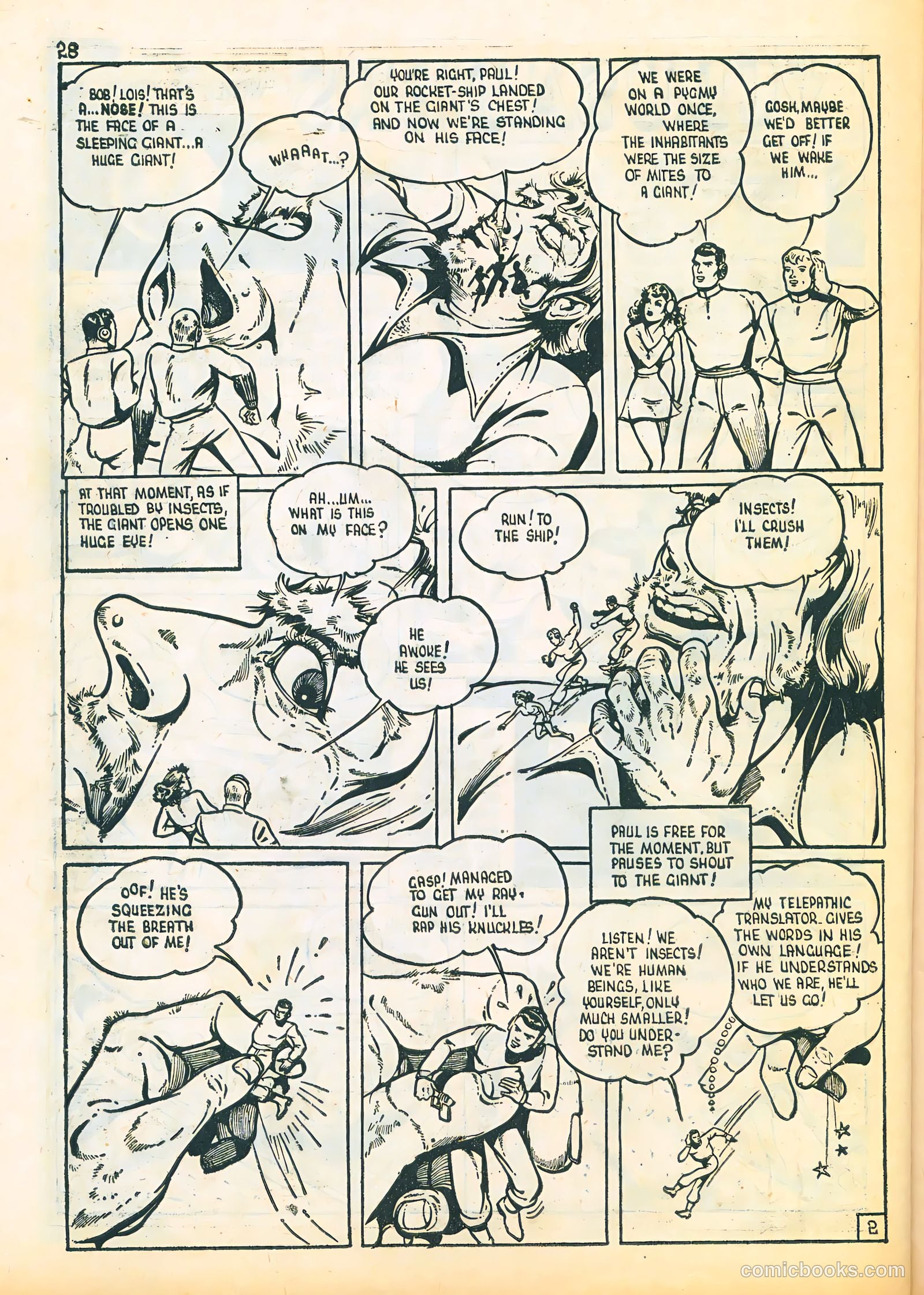 Three Aces Comics v4 #3 (1945) — page 28