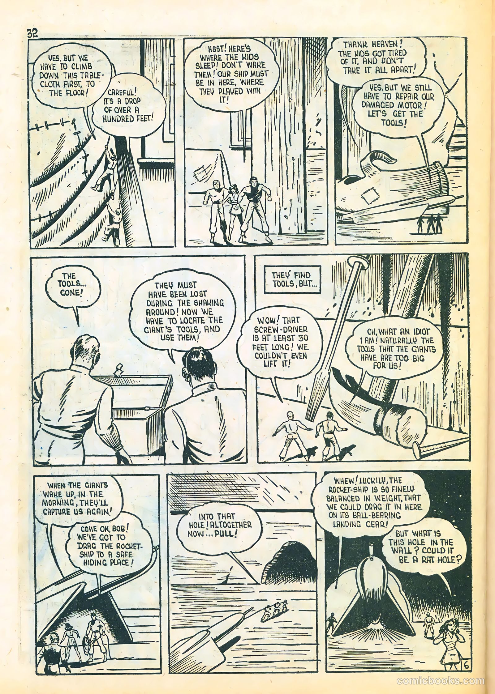 Three Aces Comics v4 #3 (1945) — page 32