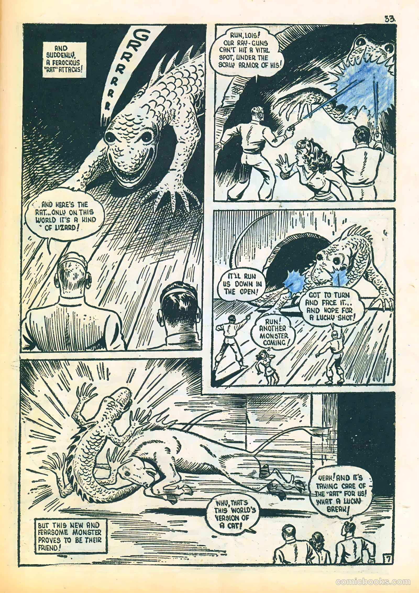 Three Aces Comics v4 #3 (1945) — page 33