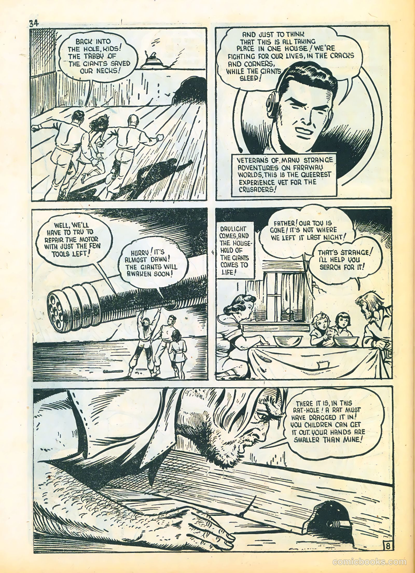 Three Aces Comics v4 #3 (1945) — page 34