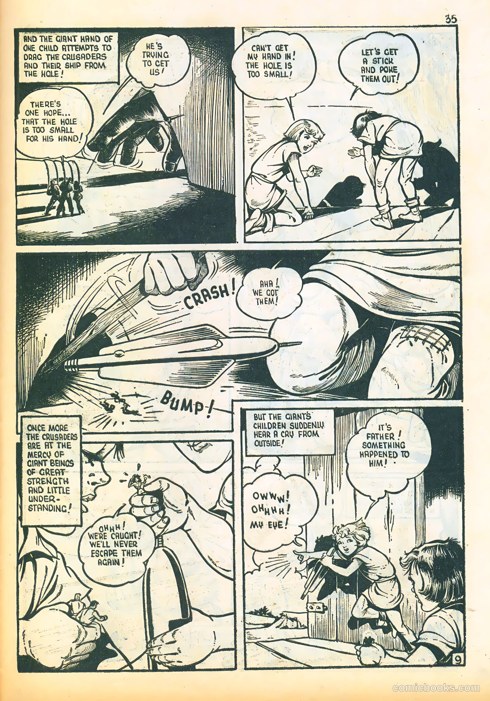 Three Aces Comics v4 #3 (1945) — page 35