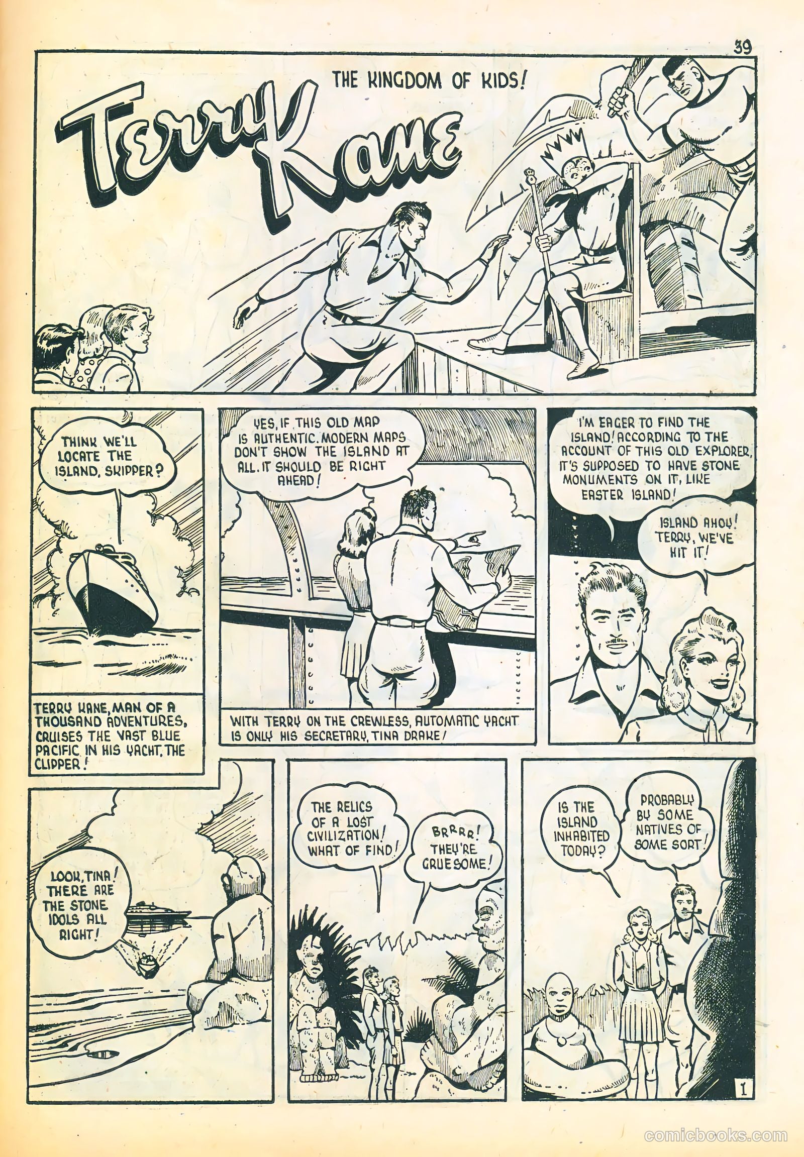 Three Aces Comics v4 #3 (1945) — page 39