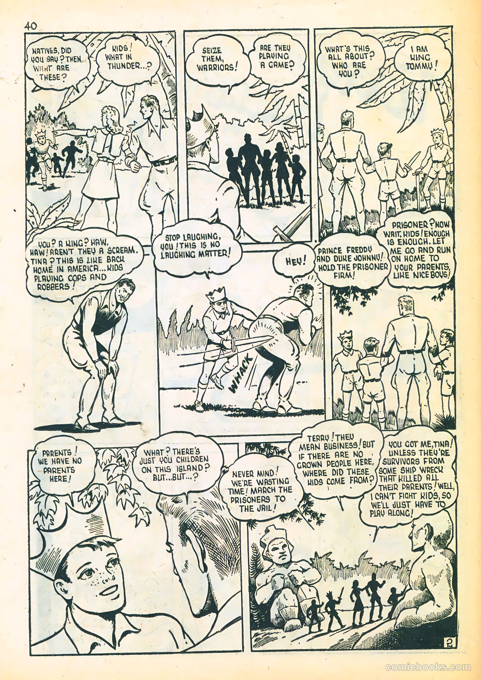 Three Aces Comics v4 #3 (1945) — page 40