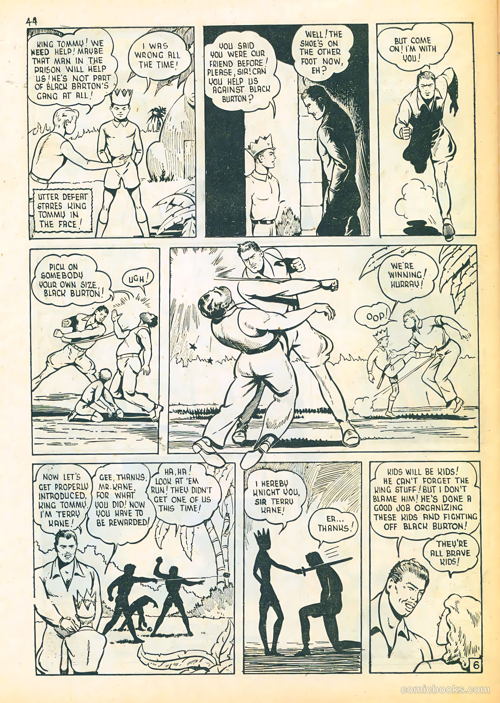 Three Aces Comics v4 #3 (1945) — page 44