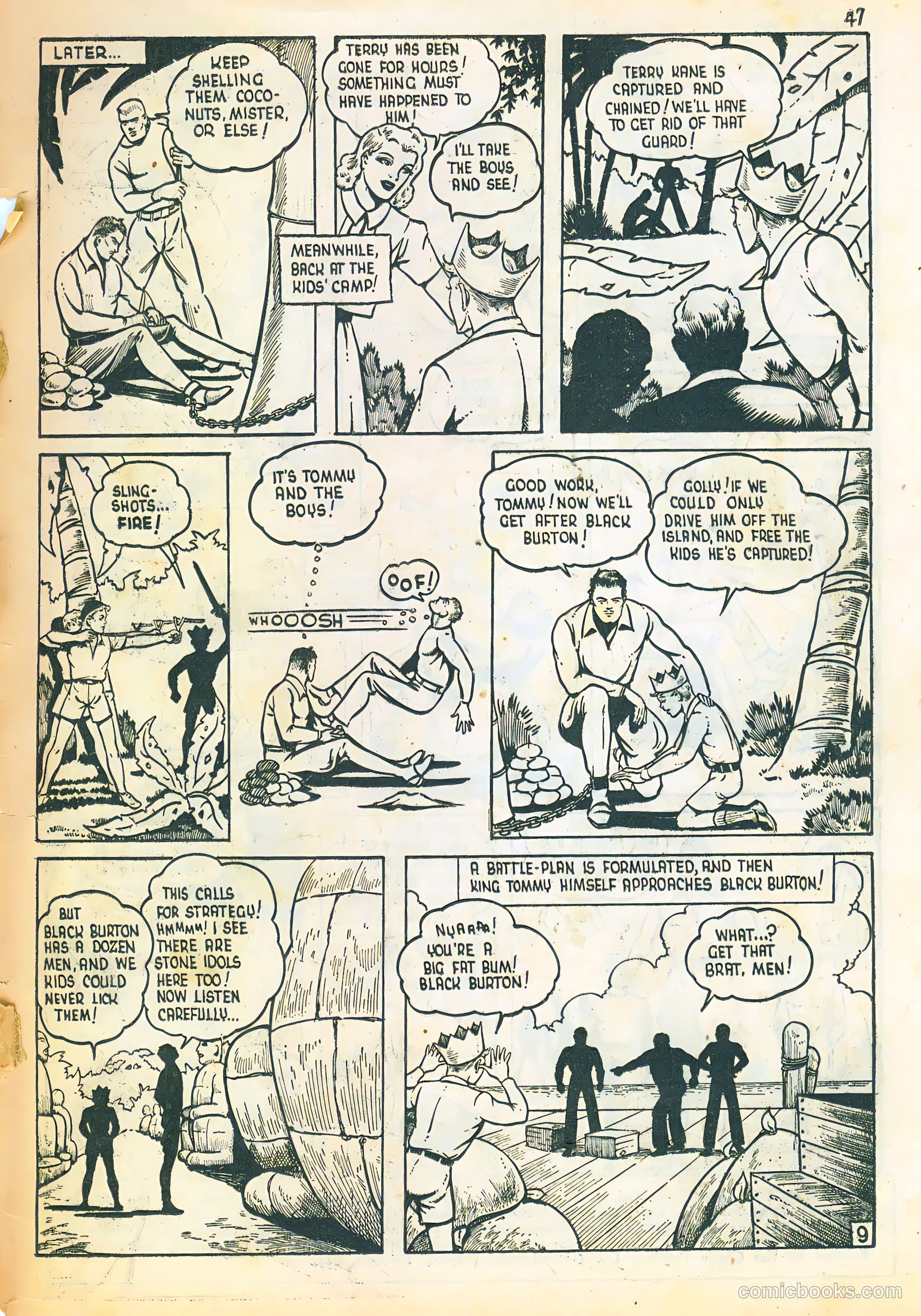 Three Aces Comics v4 #3 (1945) — page 47