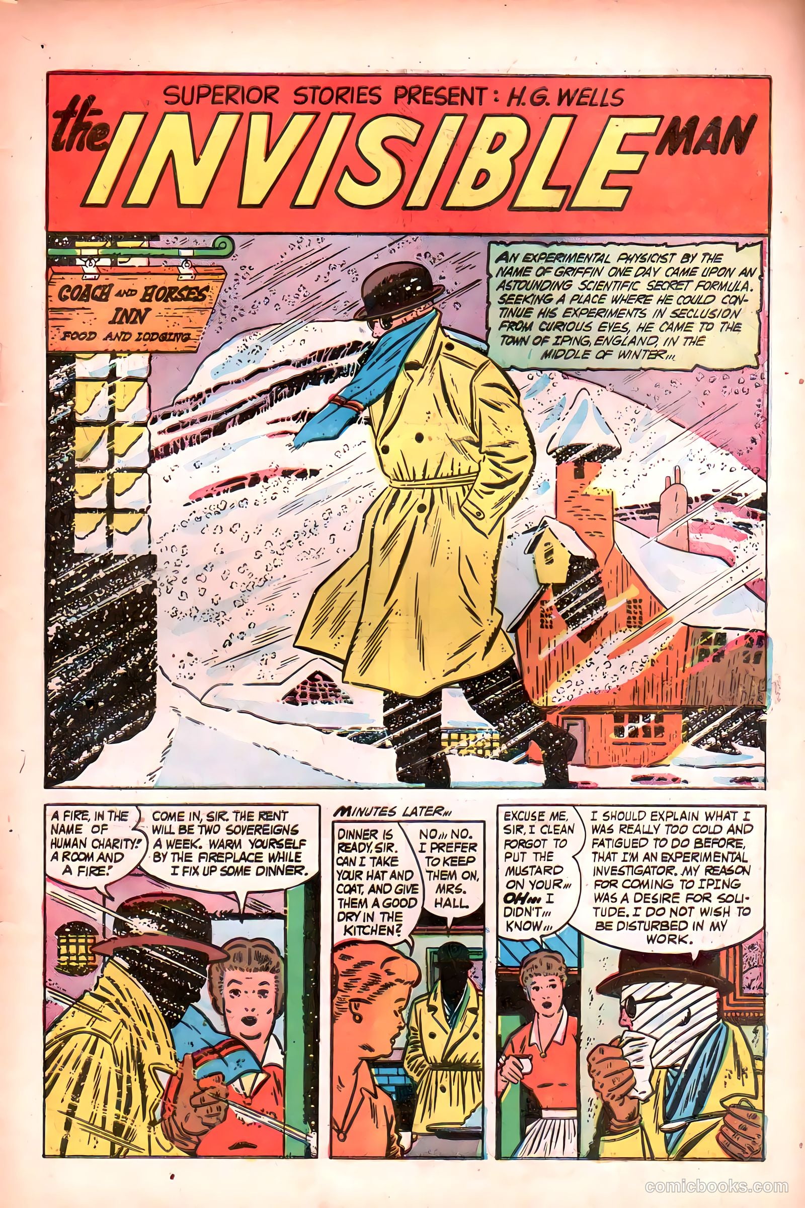 Superior Stories 1 - The Invisible Man #1 (1955) — page 3