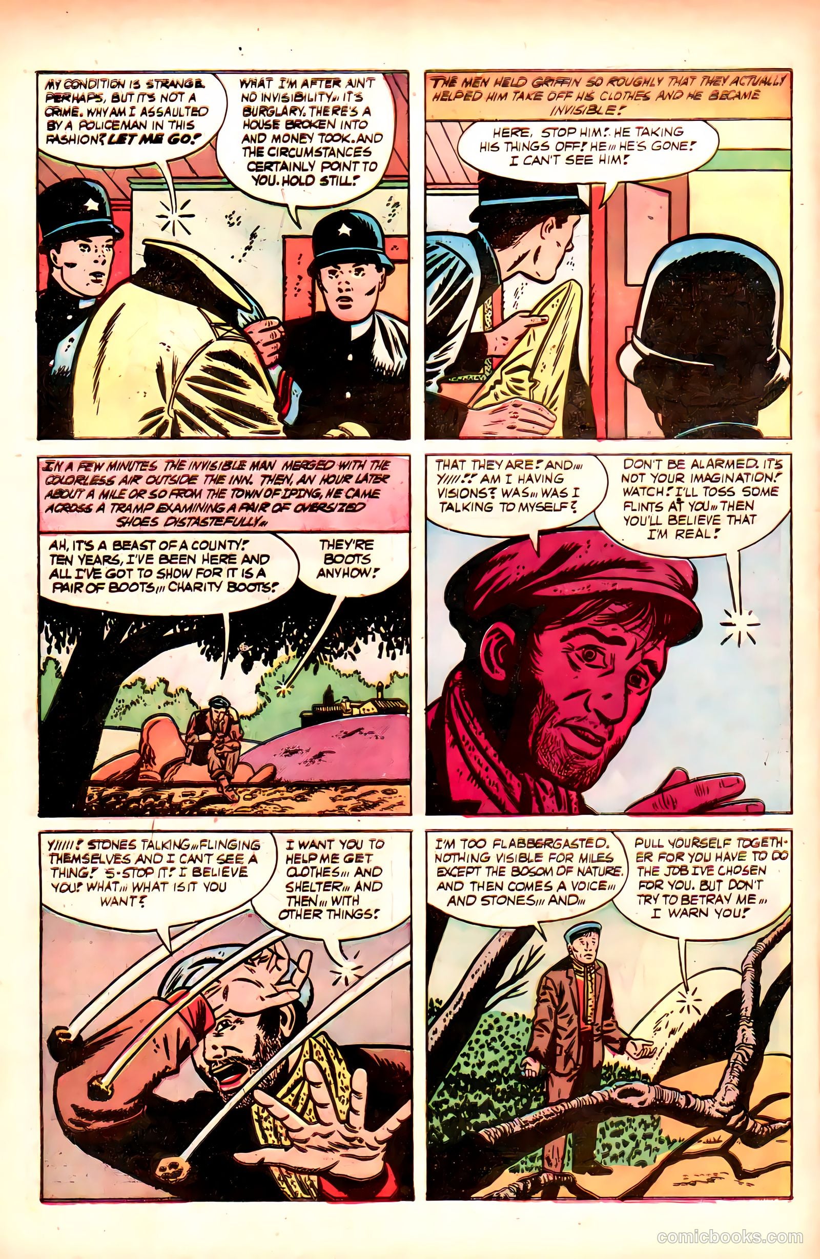 Superior Stories 1 - The Invisible Man #1 (1955) — page 8