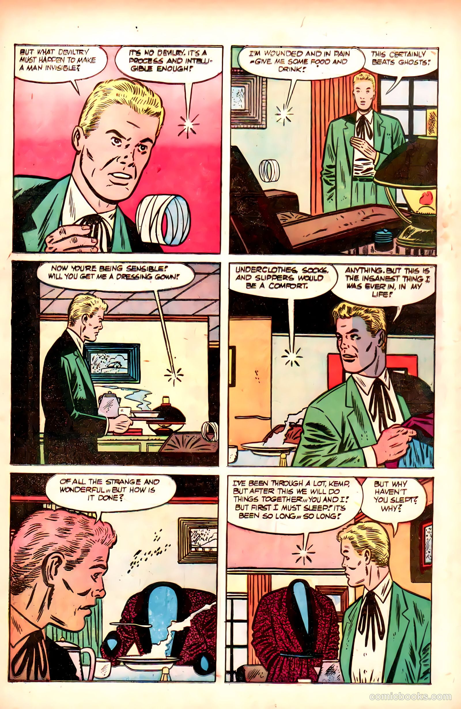 Superior Stories 1 - The Invisible Man #1 (1955) — page 16