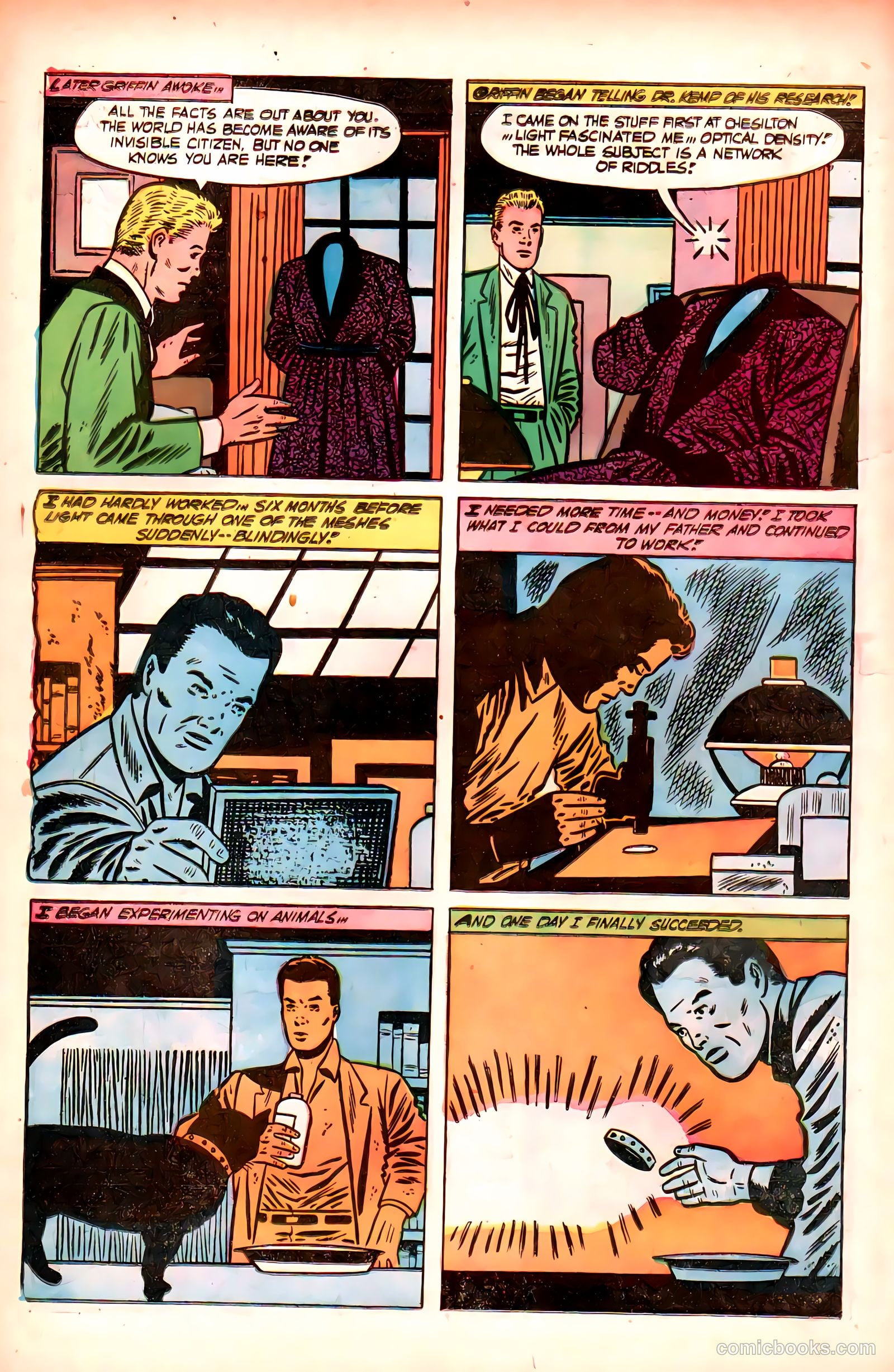 Superior Stories 1 - The Invisible Man #1 (1955) — page 18