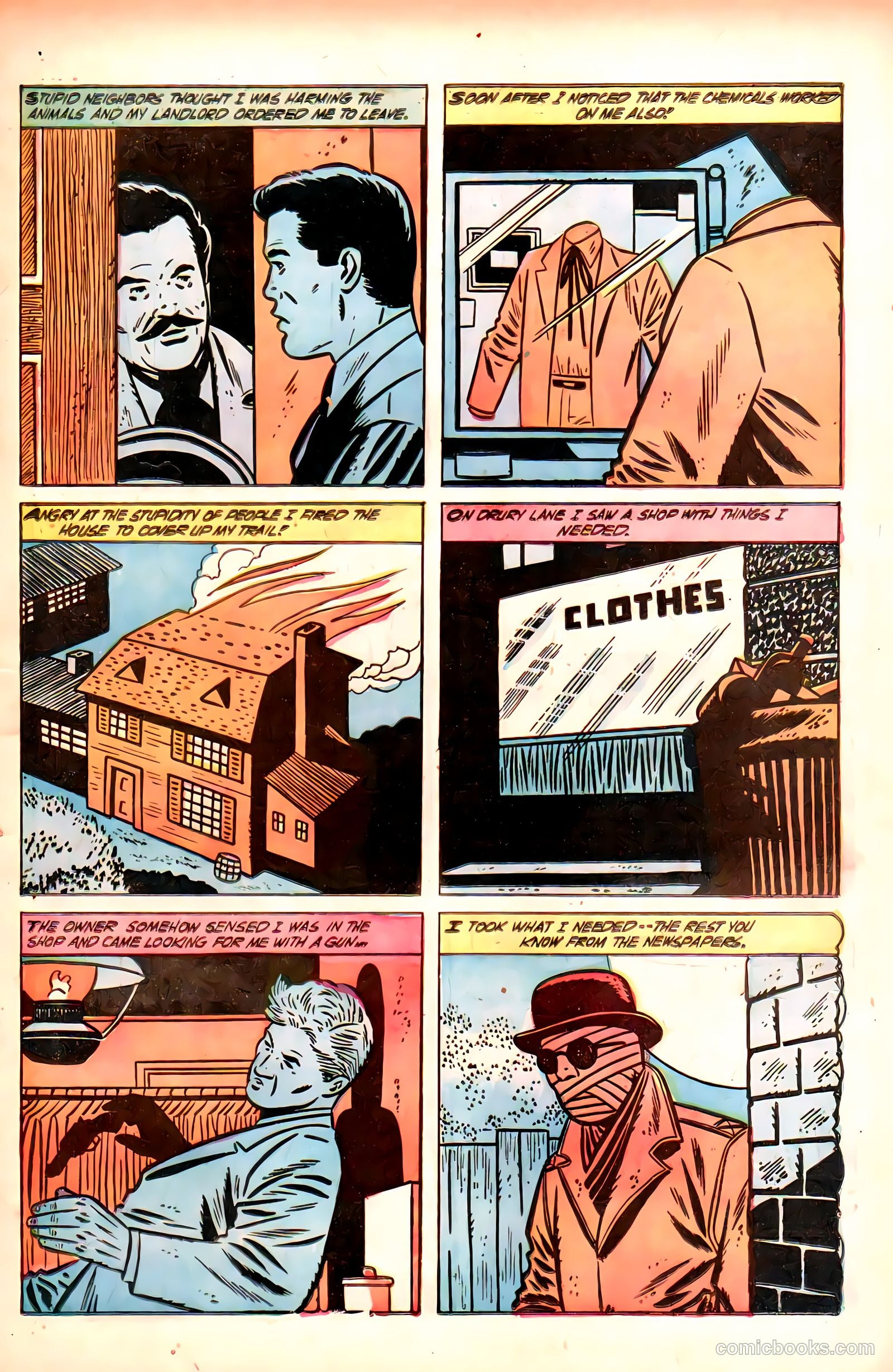 Superior Stories 1 - The Invisible Man #1 (1955) — page 19