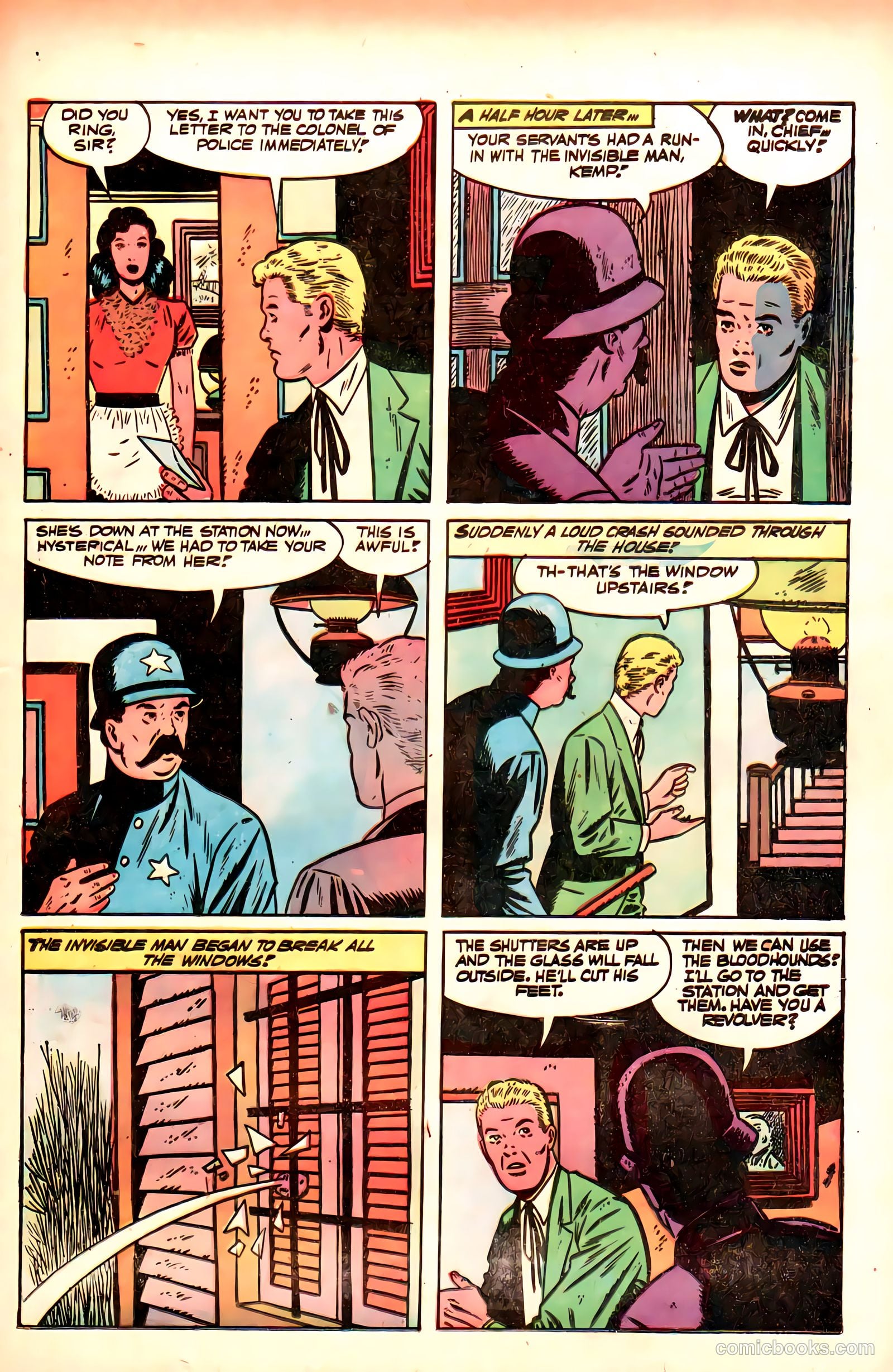 Superior Stories 1 - The Invisible Man #1 (1955) — page 23