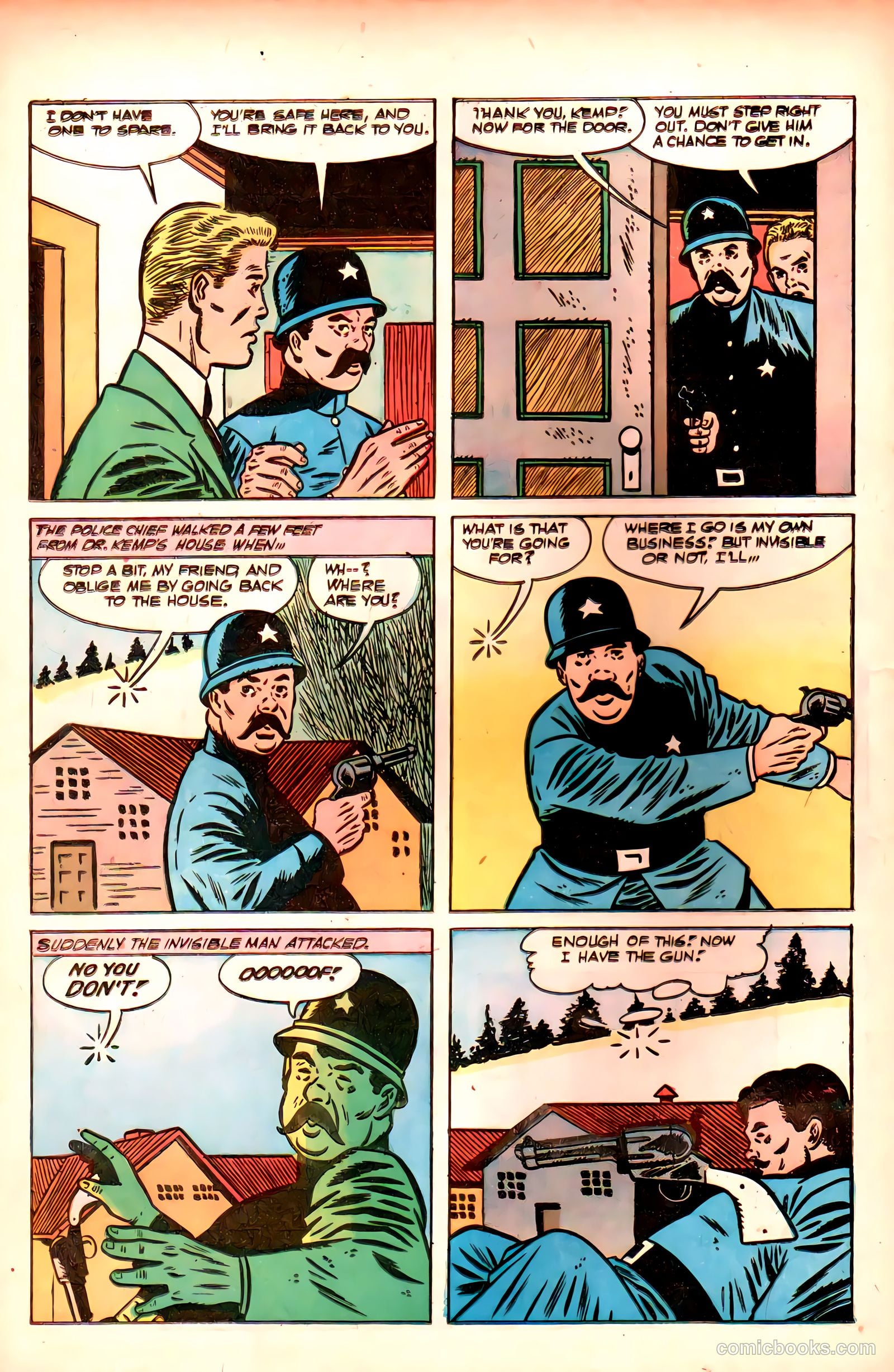 Superior Stories 1 - The Invisible Man #1 (1955) — page 24