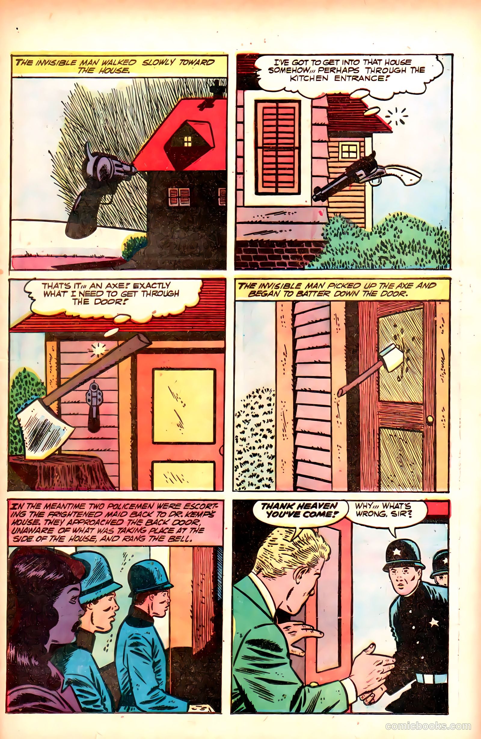 Superior Stories 1 - The Invisible Man #1 (1955) — page 25