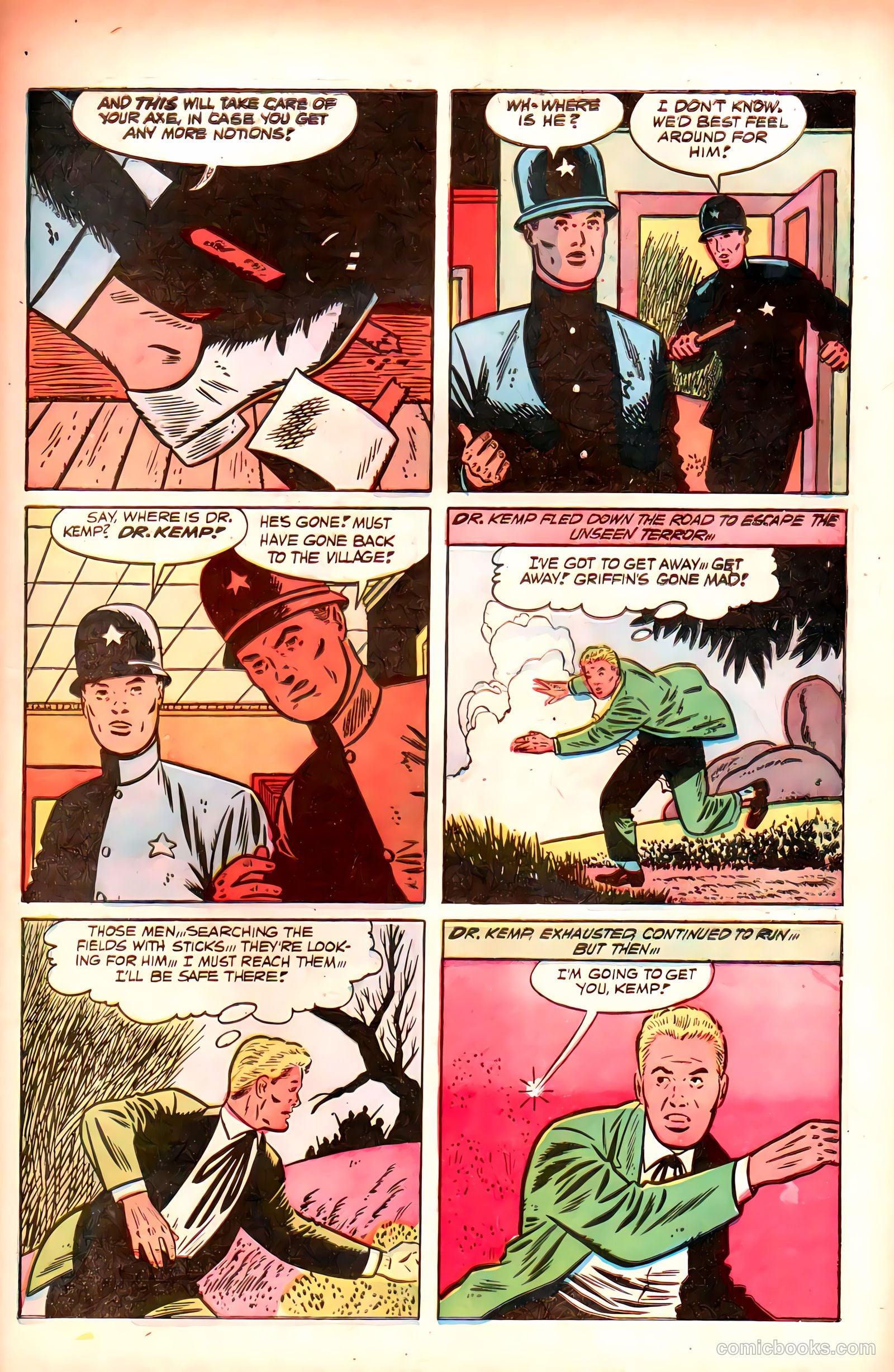 Superior Stories 1 - The Invisible Man #1 (1955) — page 27