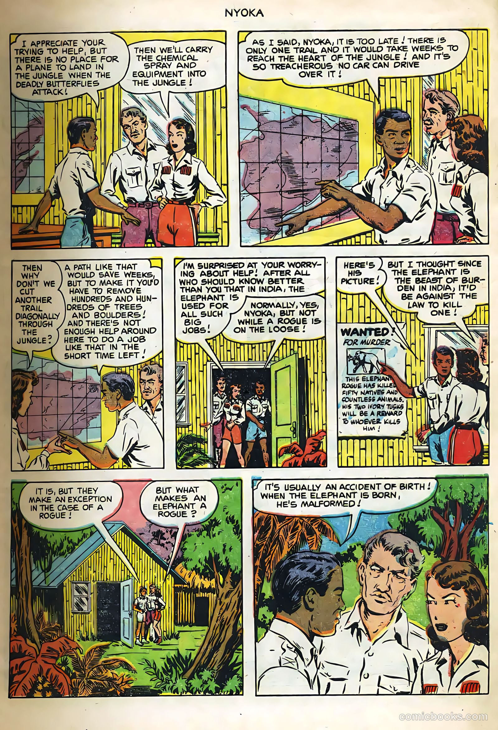 Nyoka the Jungle Girl #60 (1951, L. Miller & Son) — page 4 of 33