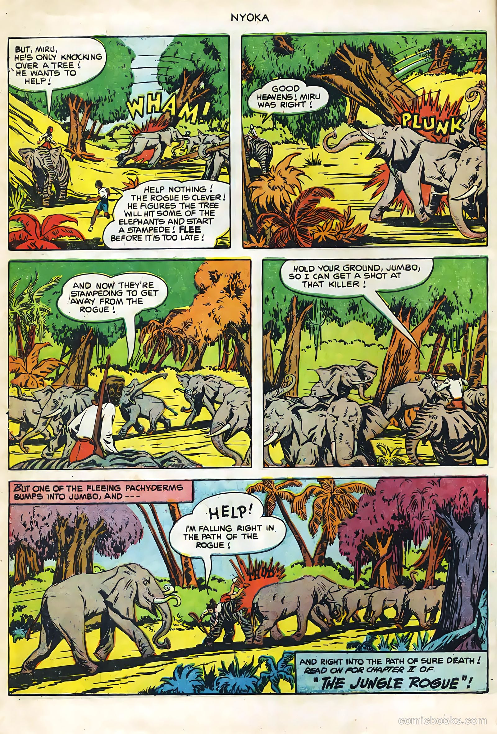 Nyoka the Jungle Girl #60 (1951, L. Miller & Son) — page 7 of 33