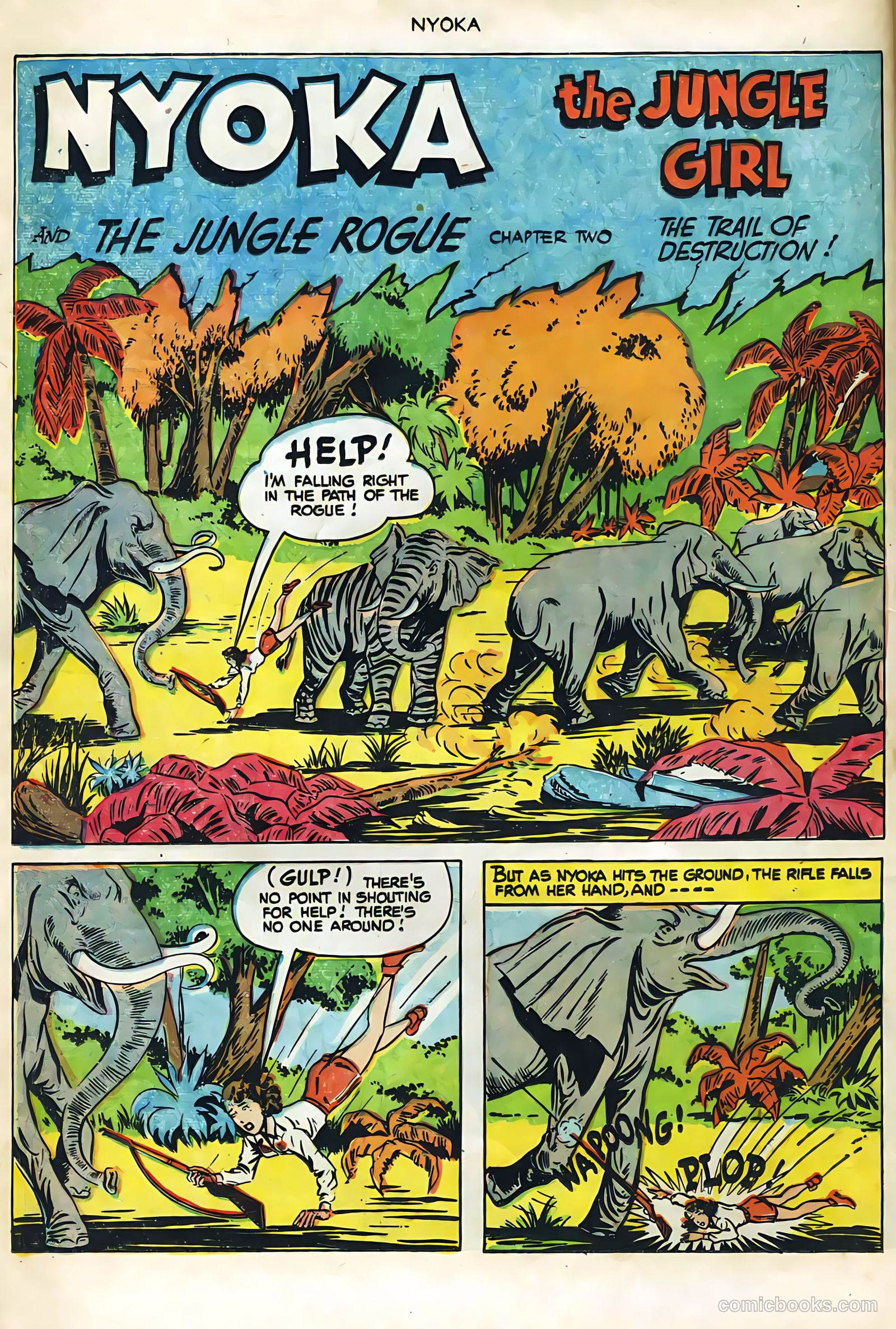 Nyoka the Jungle Girl #60 (1951, L. Miller & Son) — page 15 of 33