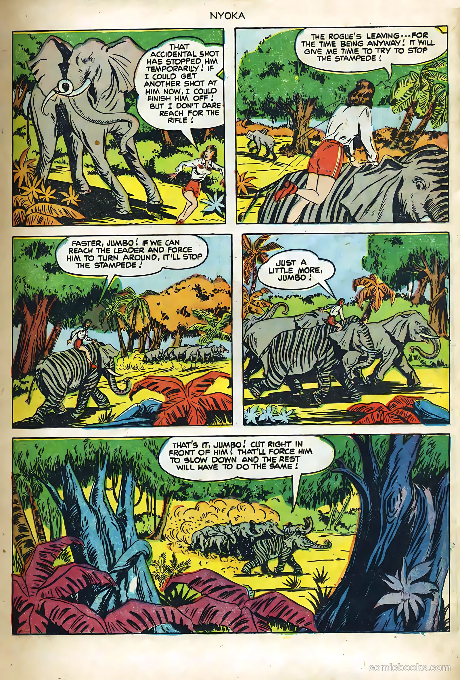 Nyoka the Jungle Girl #60 (1951, L. Miller & Son) — page 16 of 33