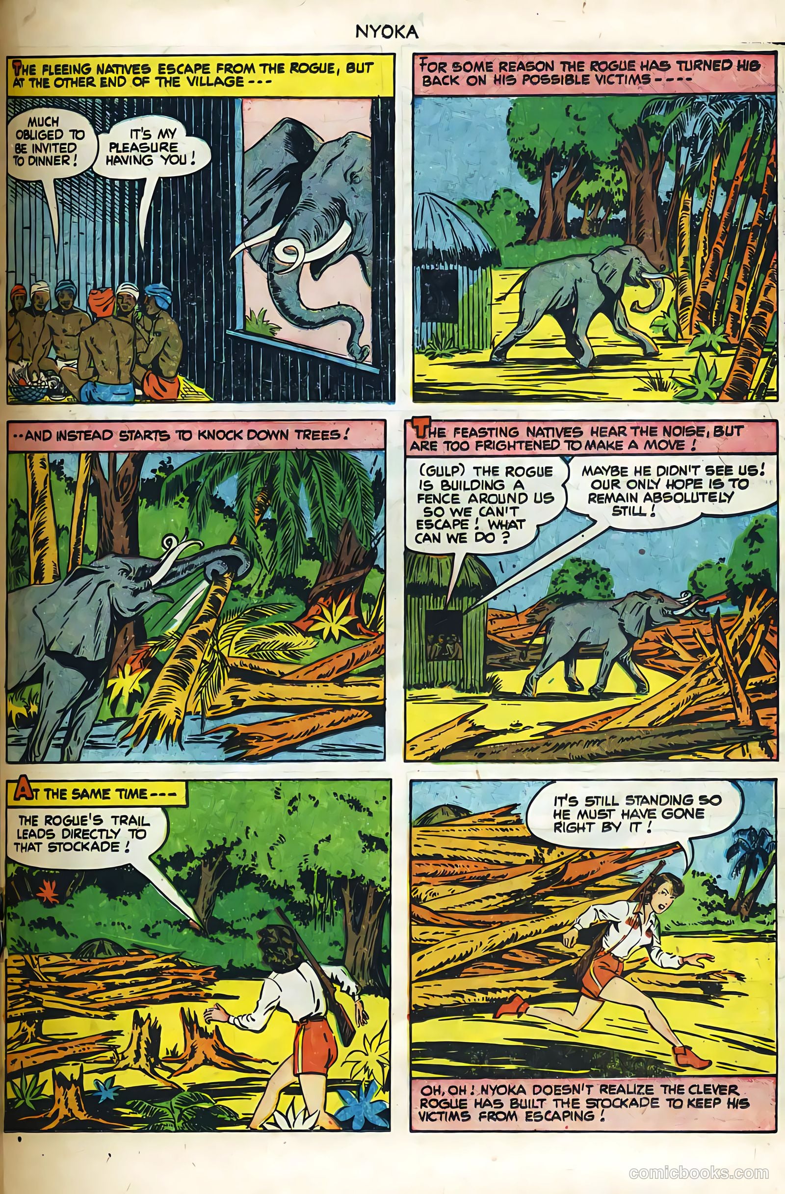 Nyoka the Jungle Girl #60 (1951, L. Miller & Son) — page 18 of 33