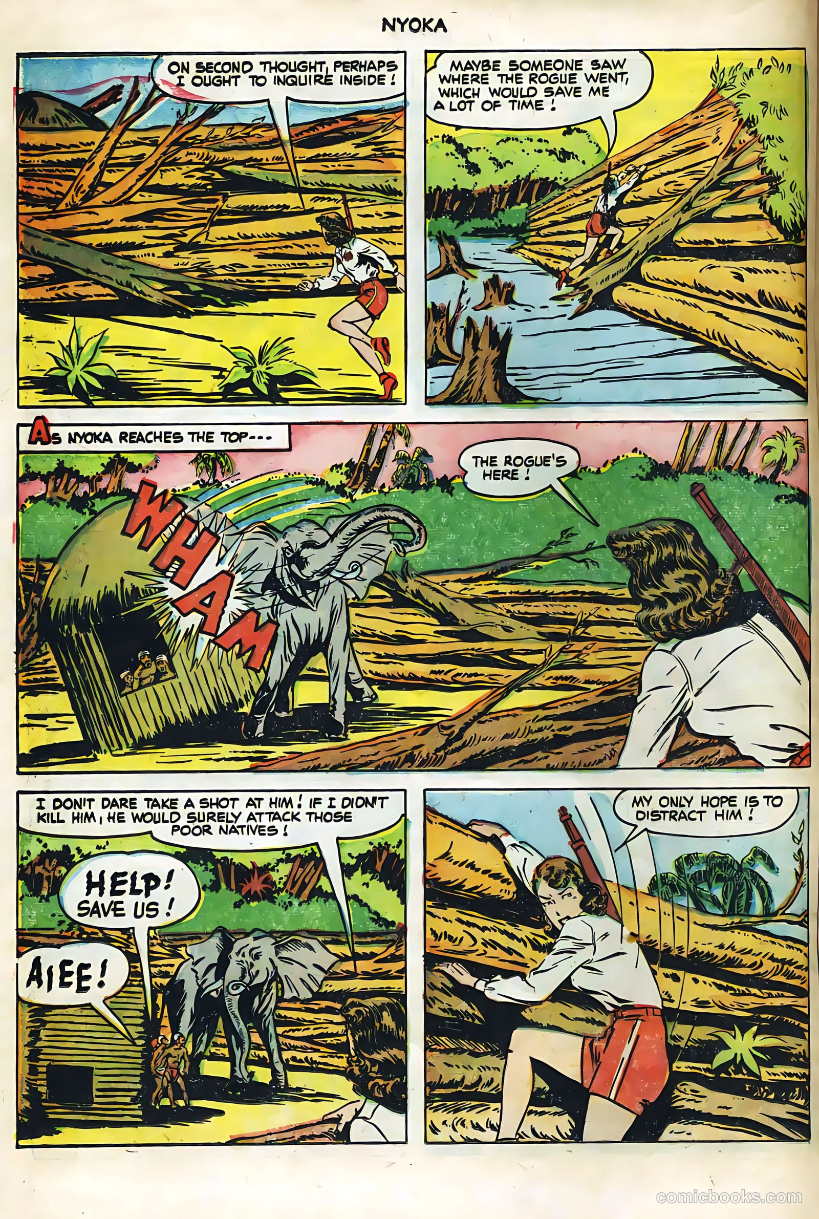Nyoka the Jungle Girl #60 (1951, L. Miller & Son) — page 19 of 33