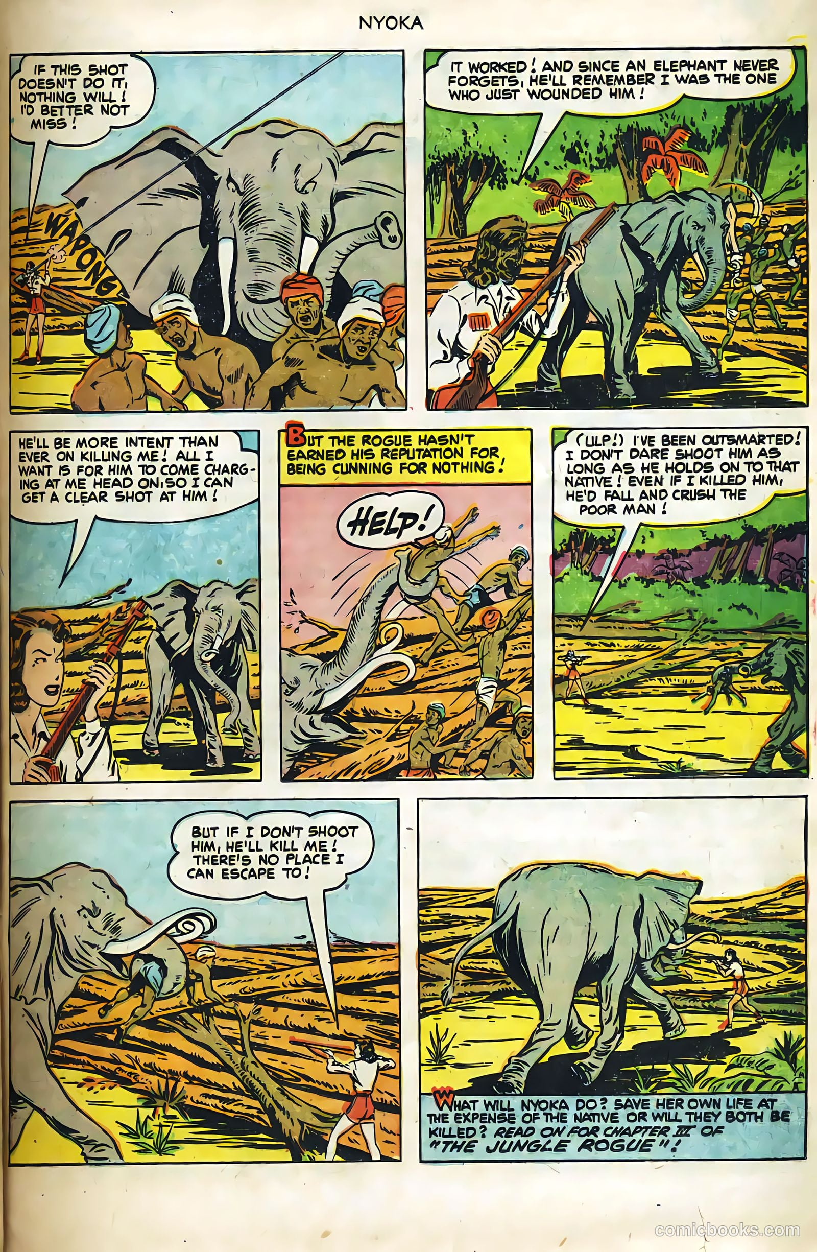Nyoka the Jungle Girl #60 (1951, L. Miller & Son) — page 20 of 33