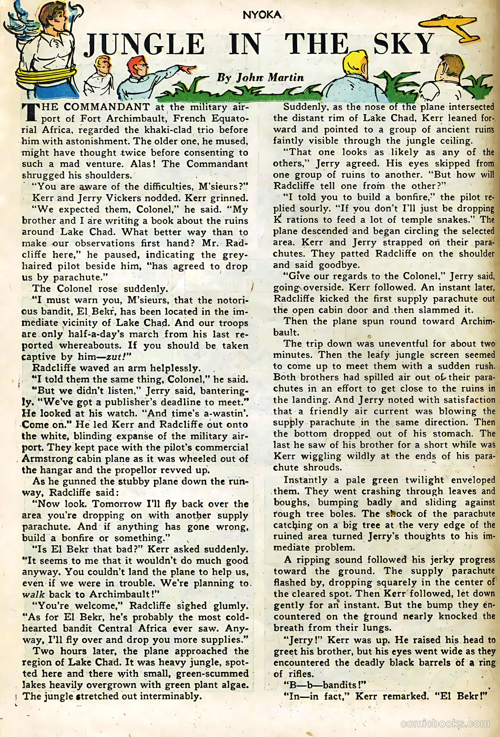 Nyoka the Jungle Girl #60 (1951, L. Miller & Son) — page 21 of 33
