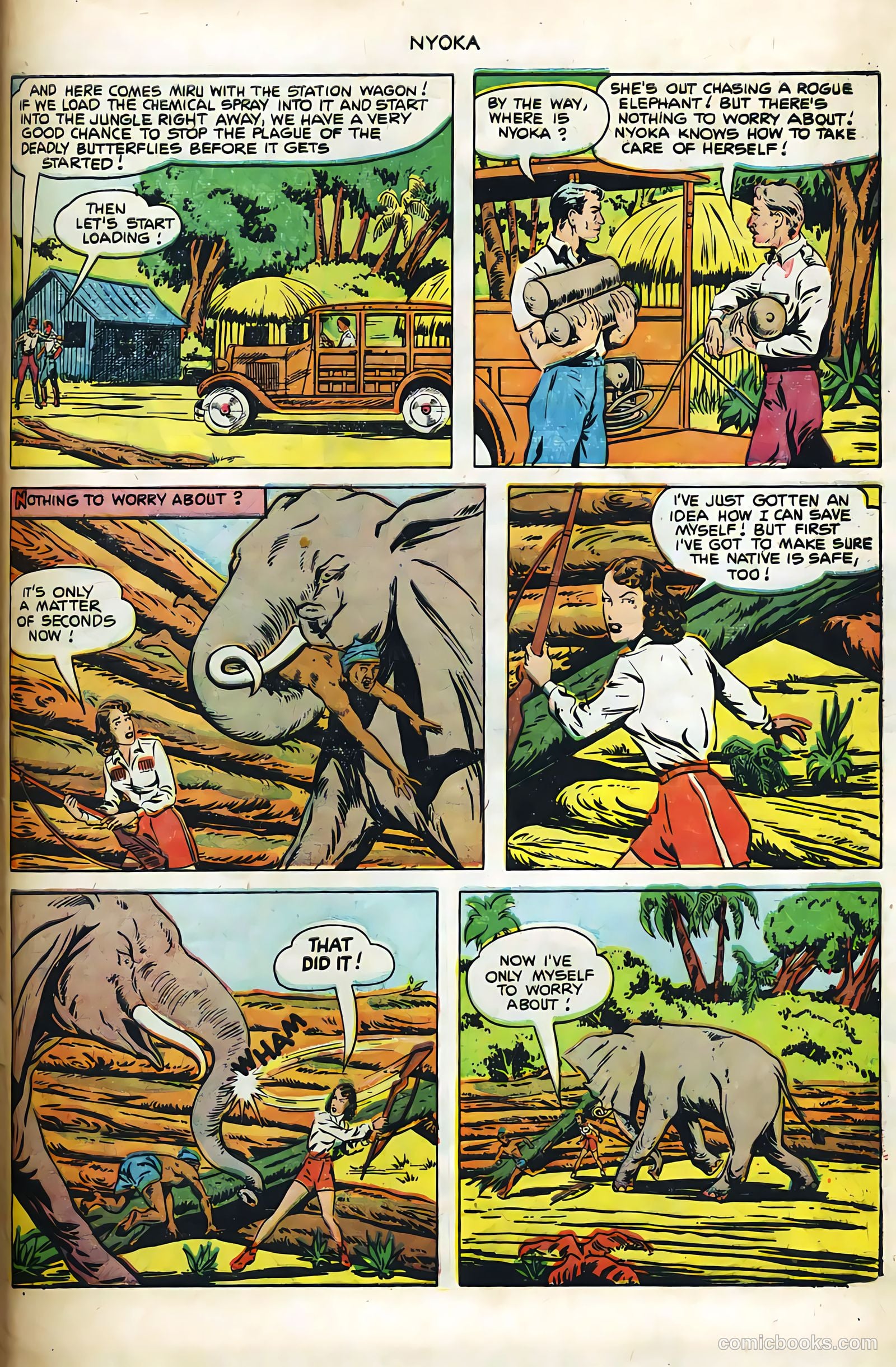 Nyoka the Jungle Girl #60 (1951, L. Miller & Son) — page 28 of 33
