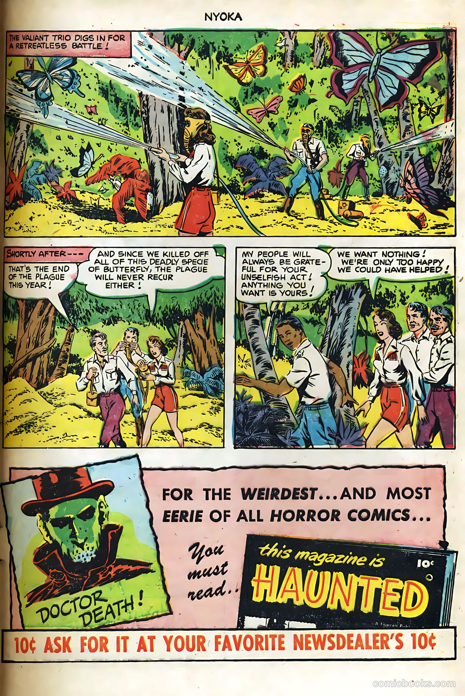 Nyoka the Jungle Girl #60 (1951, L. Miller & Son) — page 32 of 33