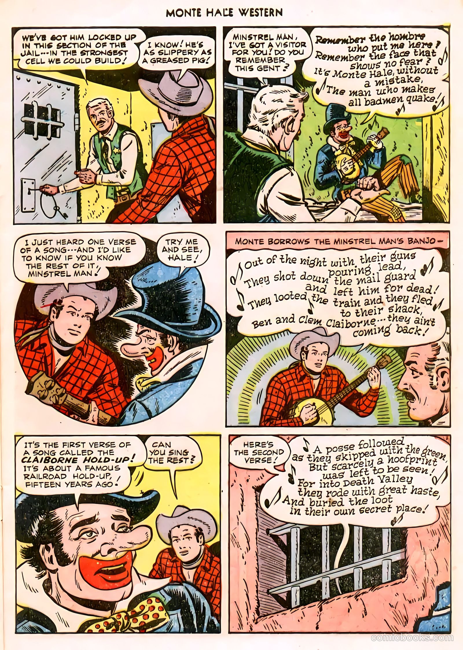 Monte Hale Western #58 (1951, L. Miller & Son) — page 4 of 49