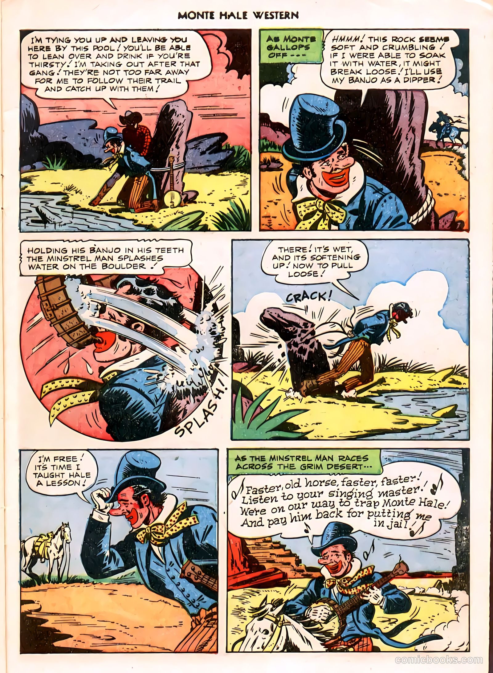 Monte Hale Western #58 (1951, L. Miller & Son) — page 8 of 49