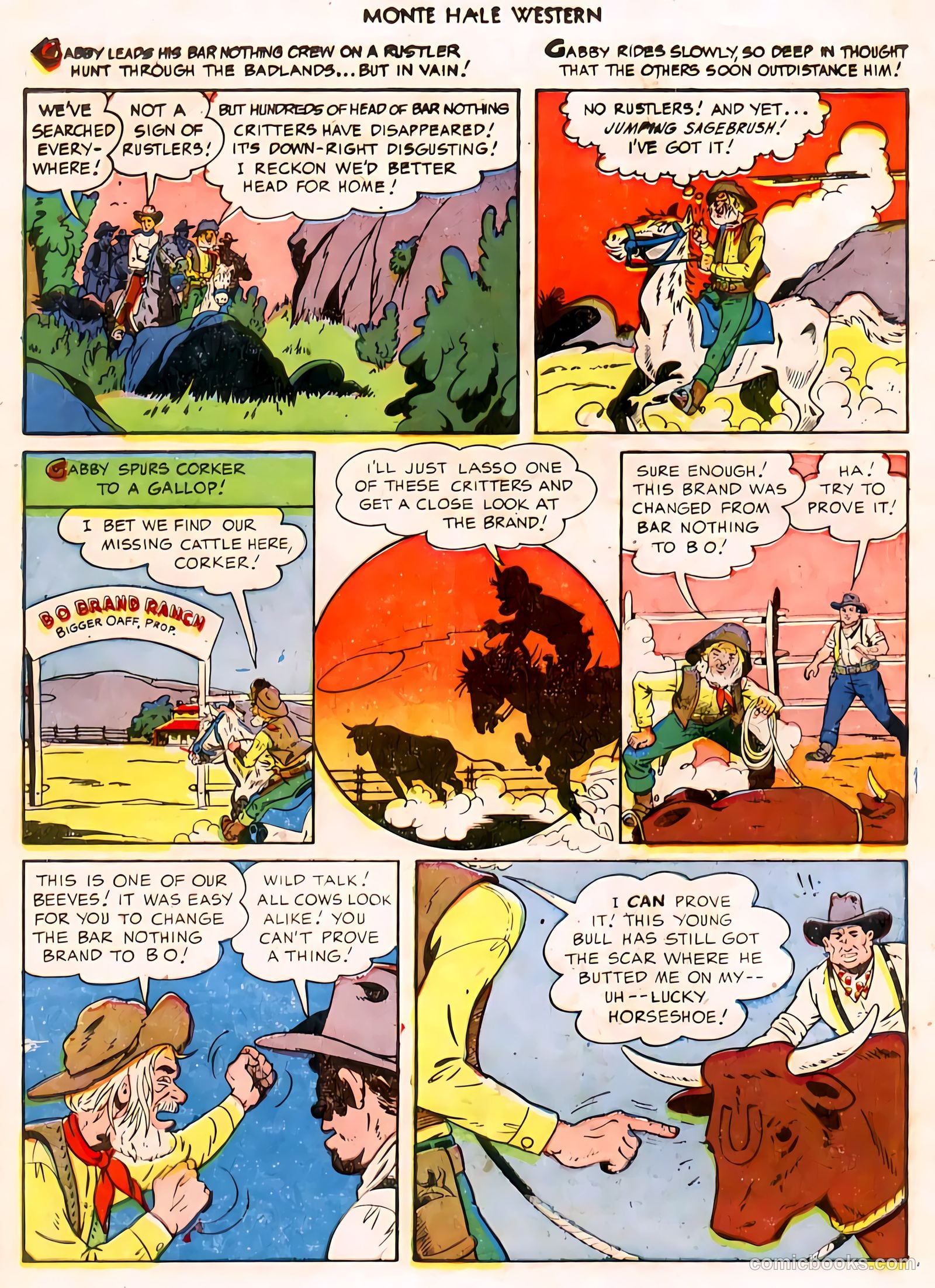 Monte Hale Western #58 (1951, L. Miller & Son) — page 17 of 49