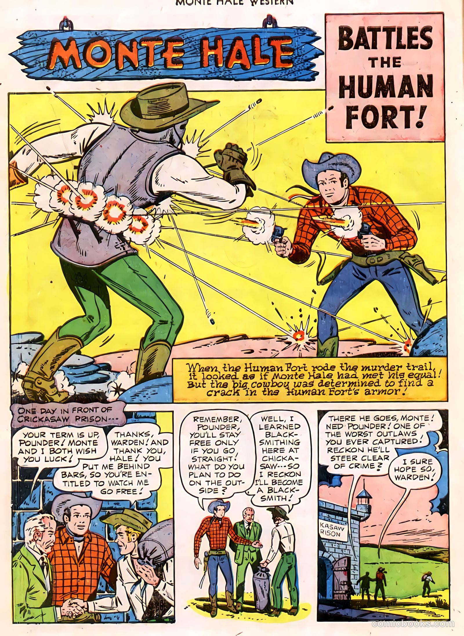 Monte Hale Western #58 (1951, L. Miller & Son) — page 21 of 49