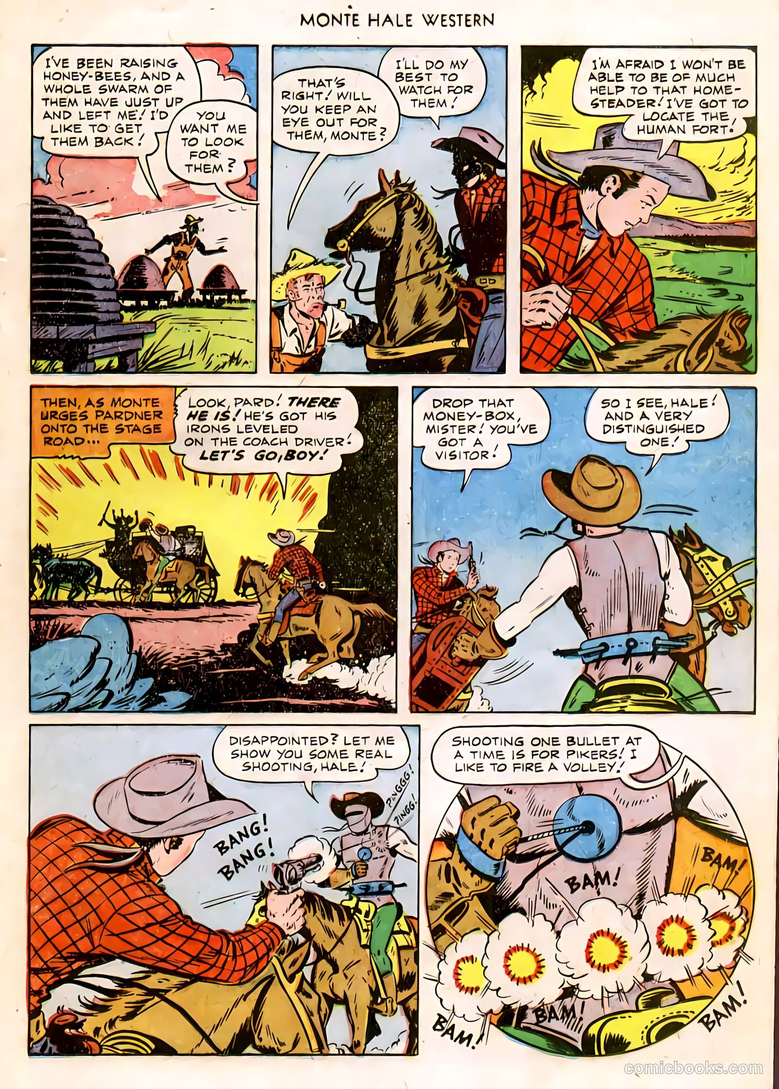 Monte Hale Western #58 (1951, L. Miller & Son) — page 24 of 49