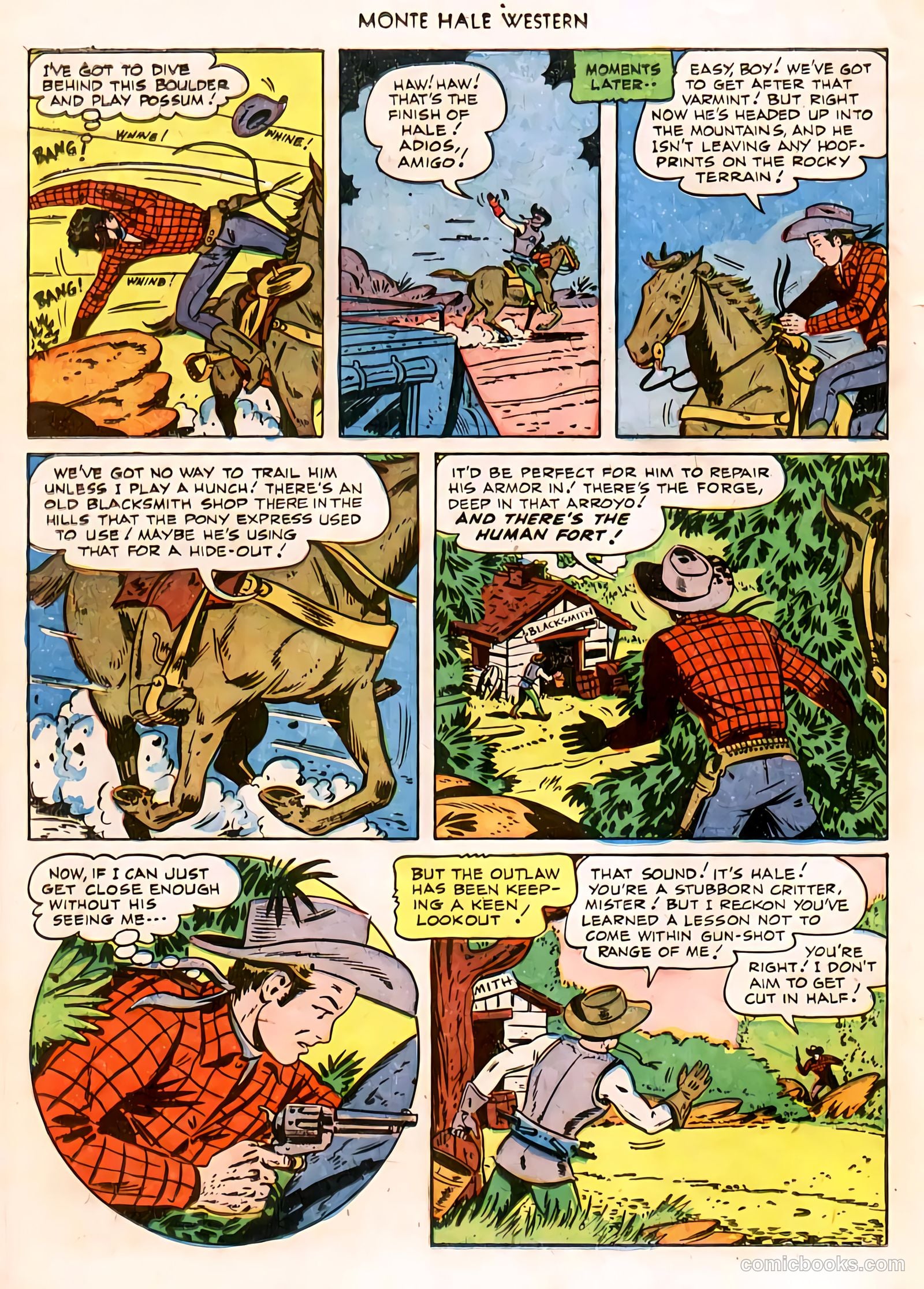 Monte Hale Western #58 (1951, L. Miller & Son) — page 25 of 49