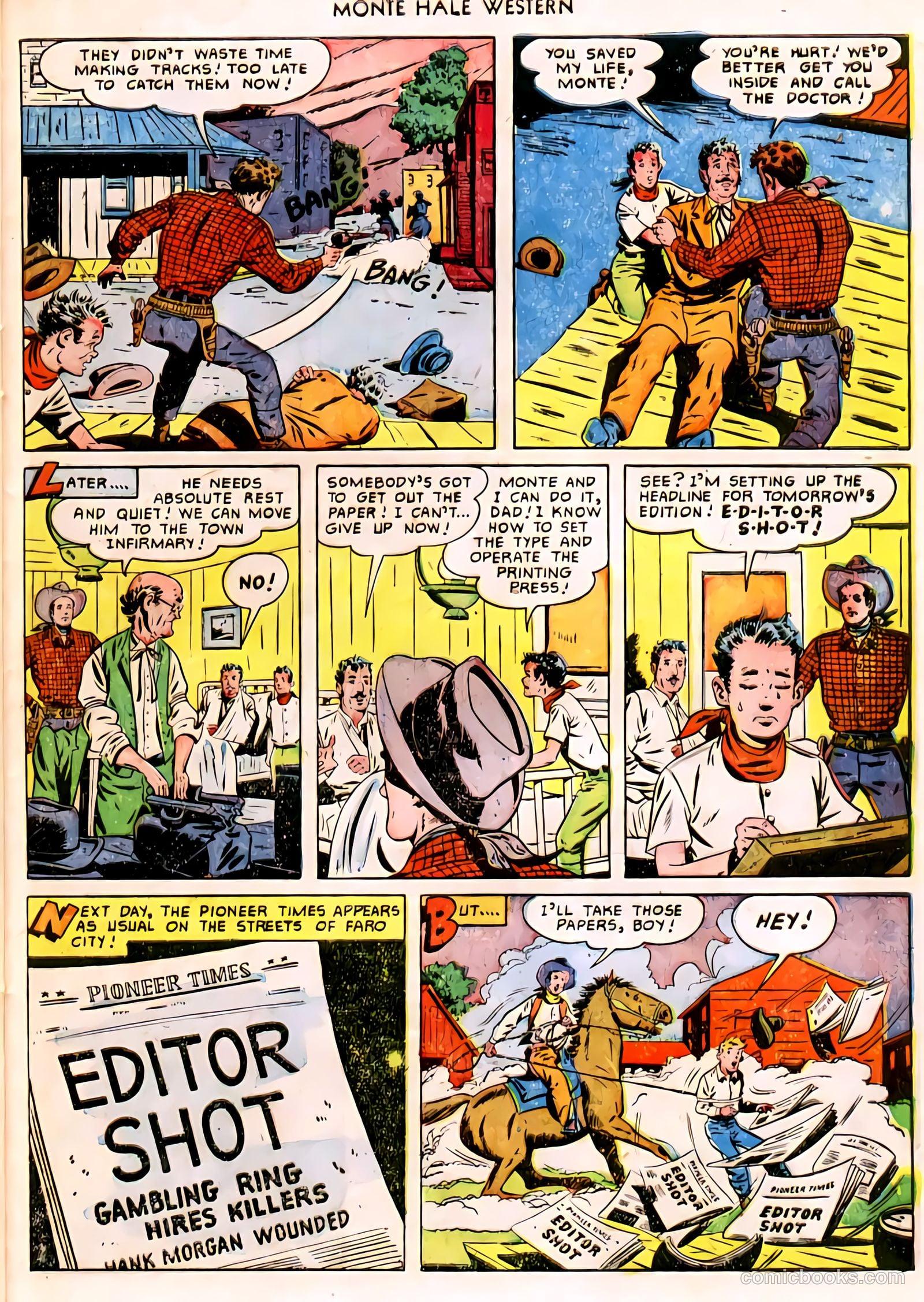 Monte Hale Western #58 (1951, L. Miller & Son) — page 32 of 49