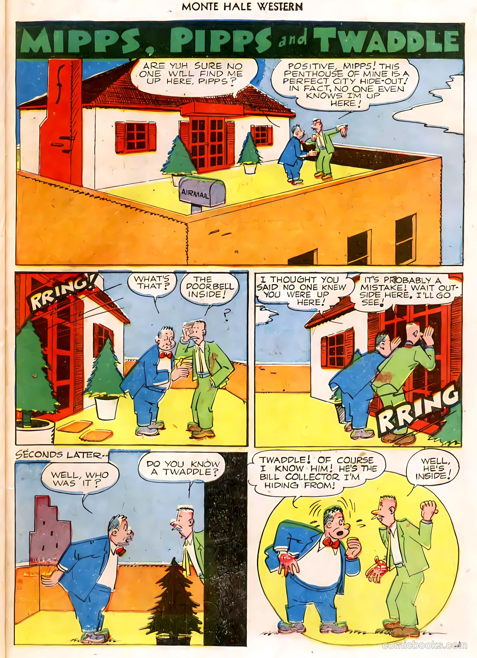 Monte Hale Western #58 (1951, L. Miller & Son) — page 38 of 49
