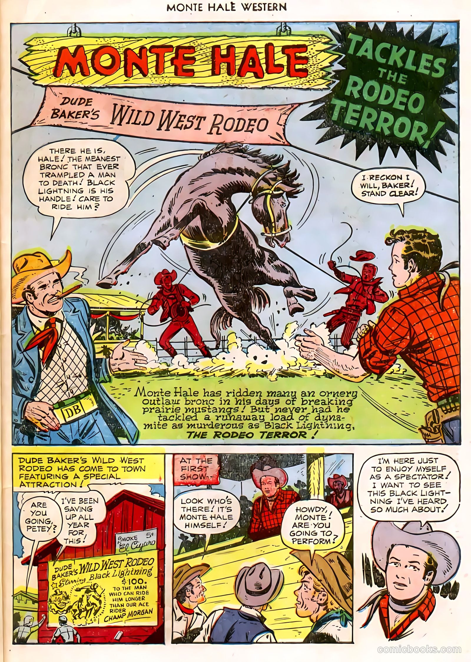Monte Hale Western #58 (1951, L. Miller & Son) — page 42 of 49
