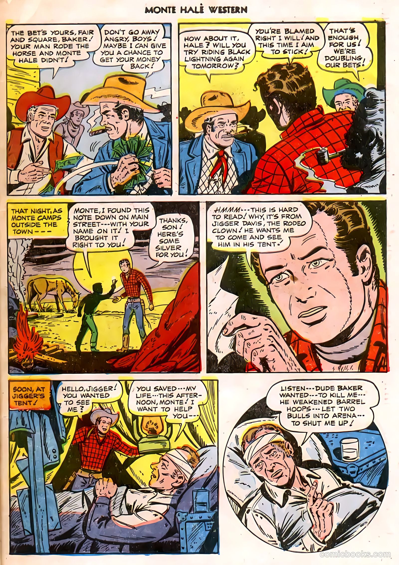 Monte Hale Western #58 (1951, L. Miller & Son) — page 46 of 49