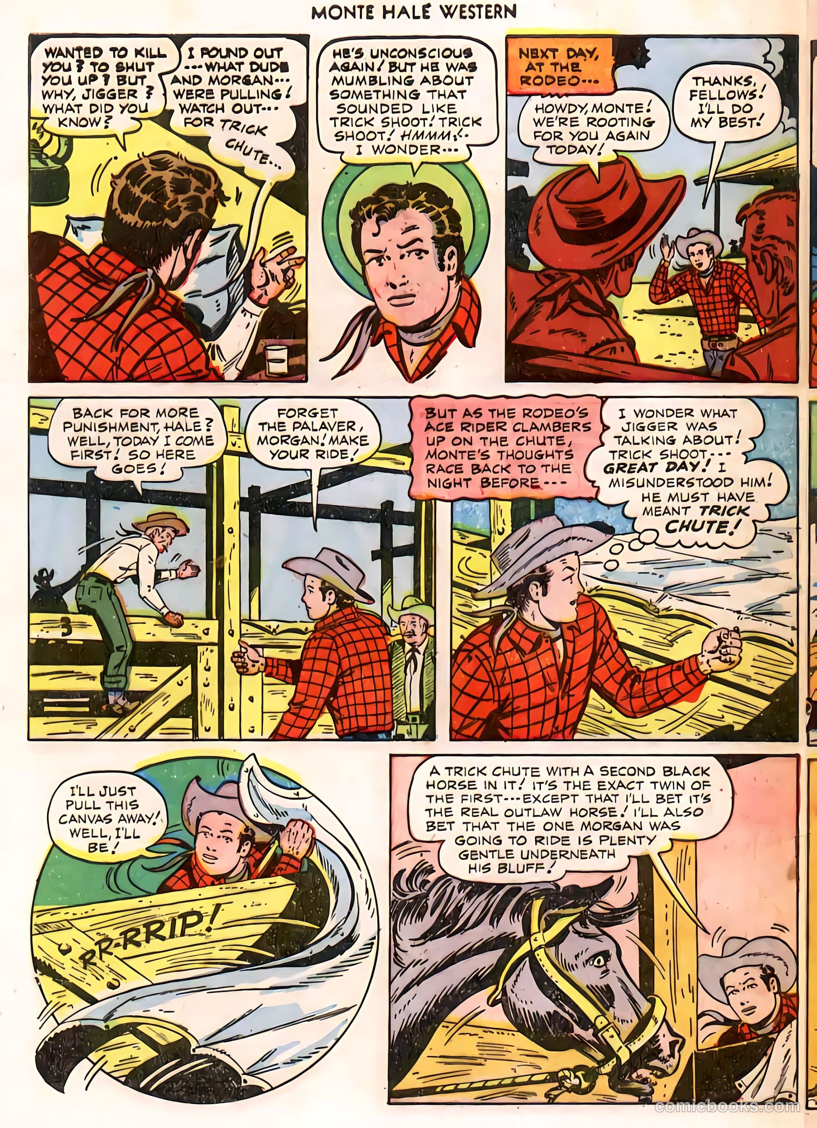 Monte Hale Western #58 (1951, L. Miller & Son) — page 47 of 49