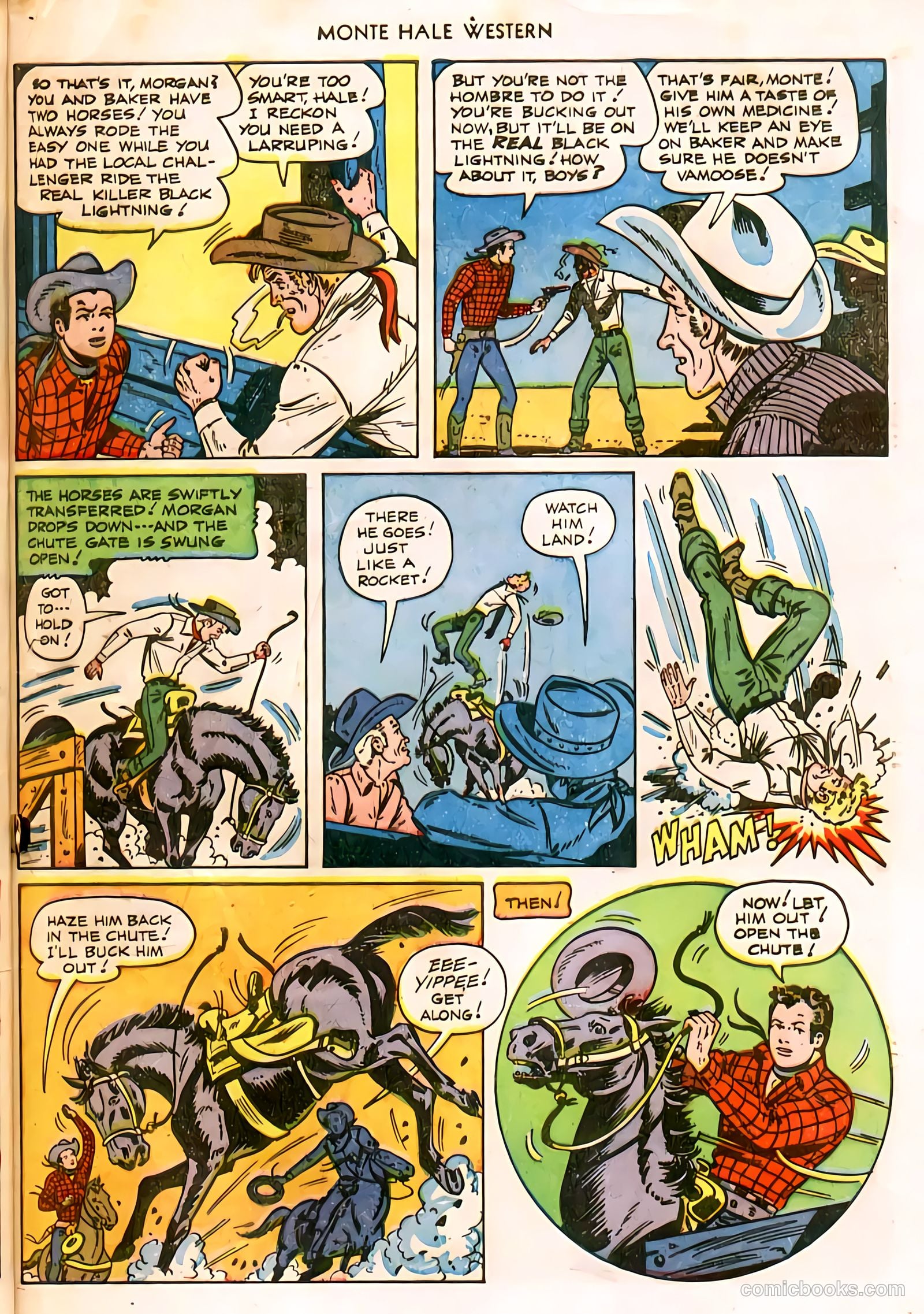 Monte Hale Western #58 (1951, L. Miller & Son) — page 48 of 49