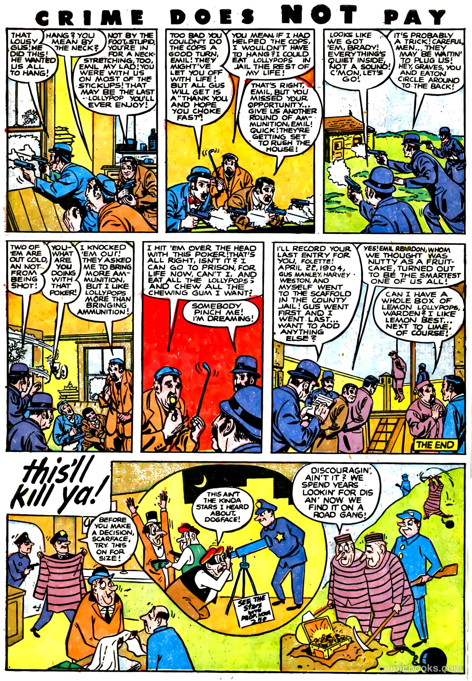 Crime Does Not Pay #69 (1948) — page 48