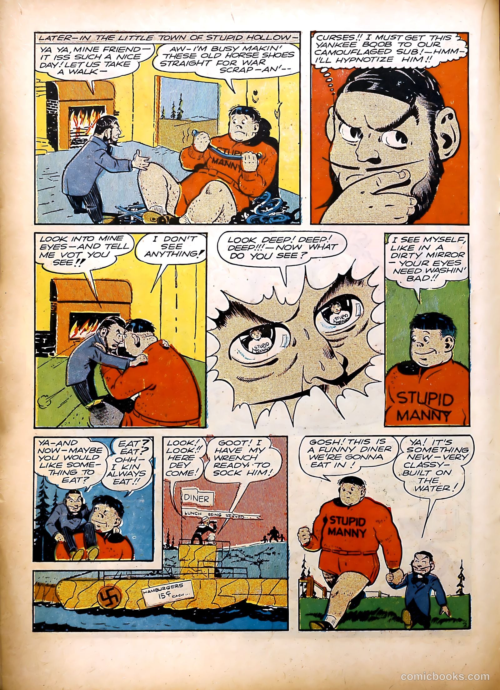Clue Comics #3 (1943, Hillman) — page 30 of 68