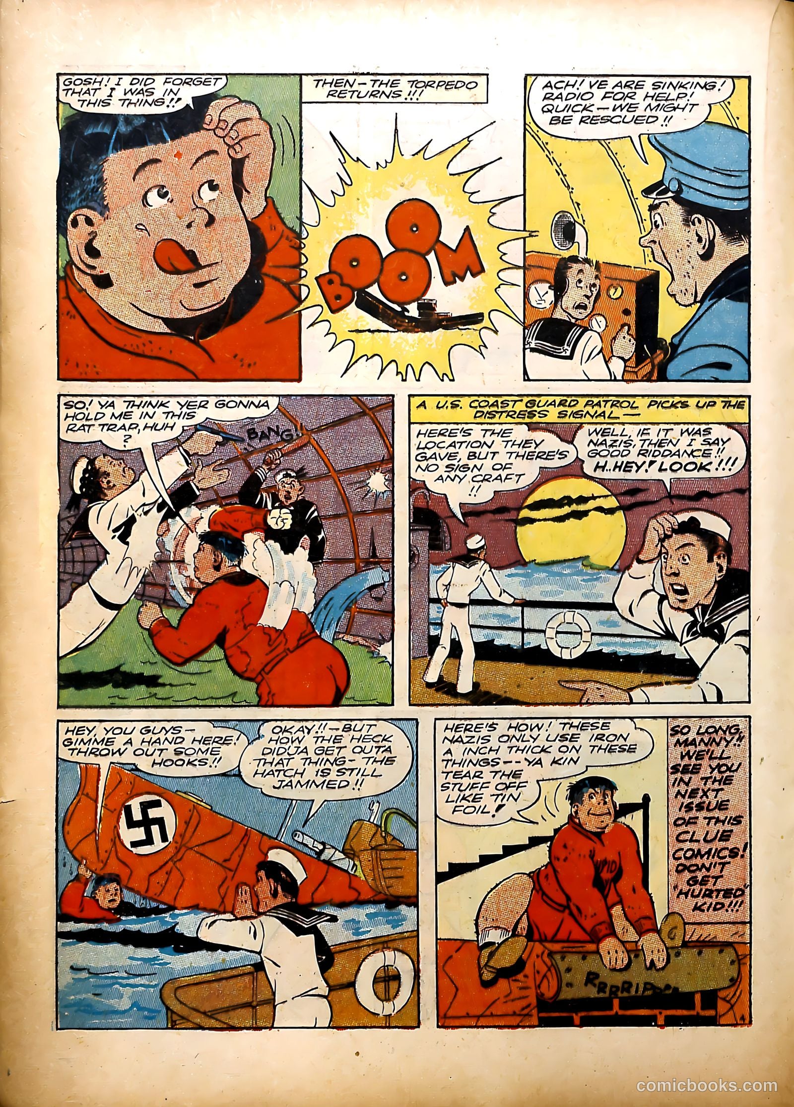 Clue Comics #3 (1943, Hillman) — page 32 of 68